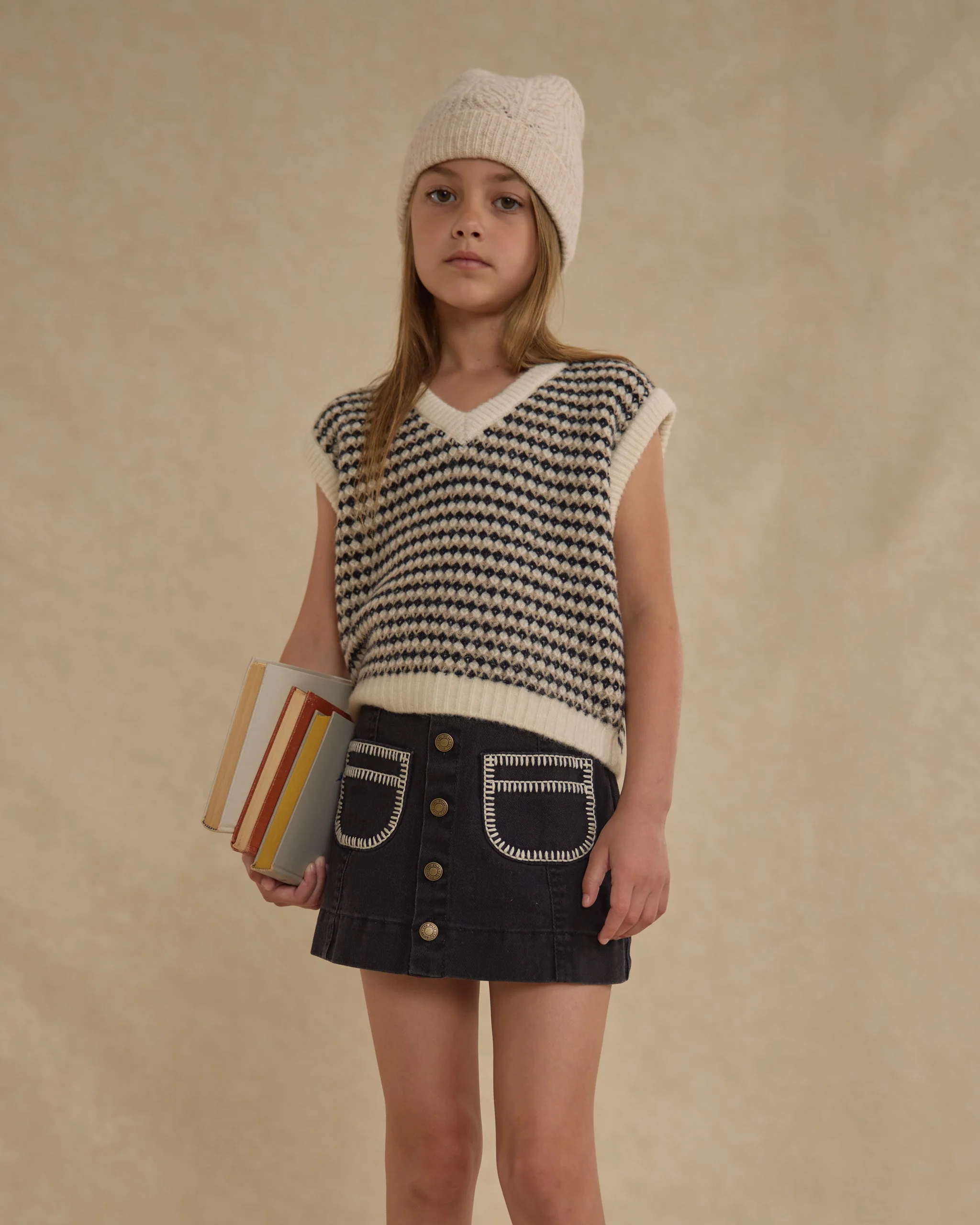 Sweater Vest || Black Speckle - Image 3