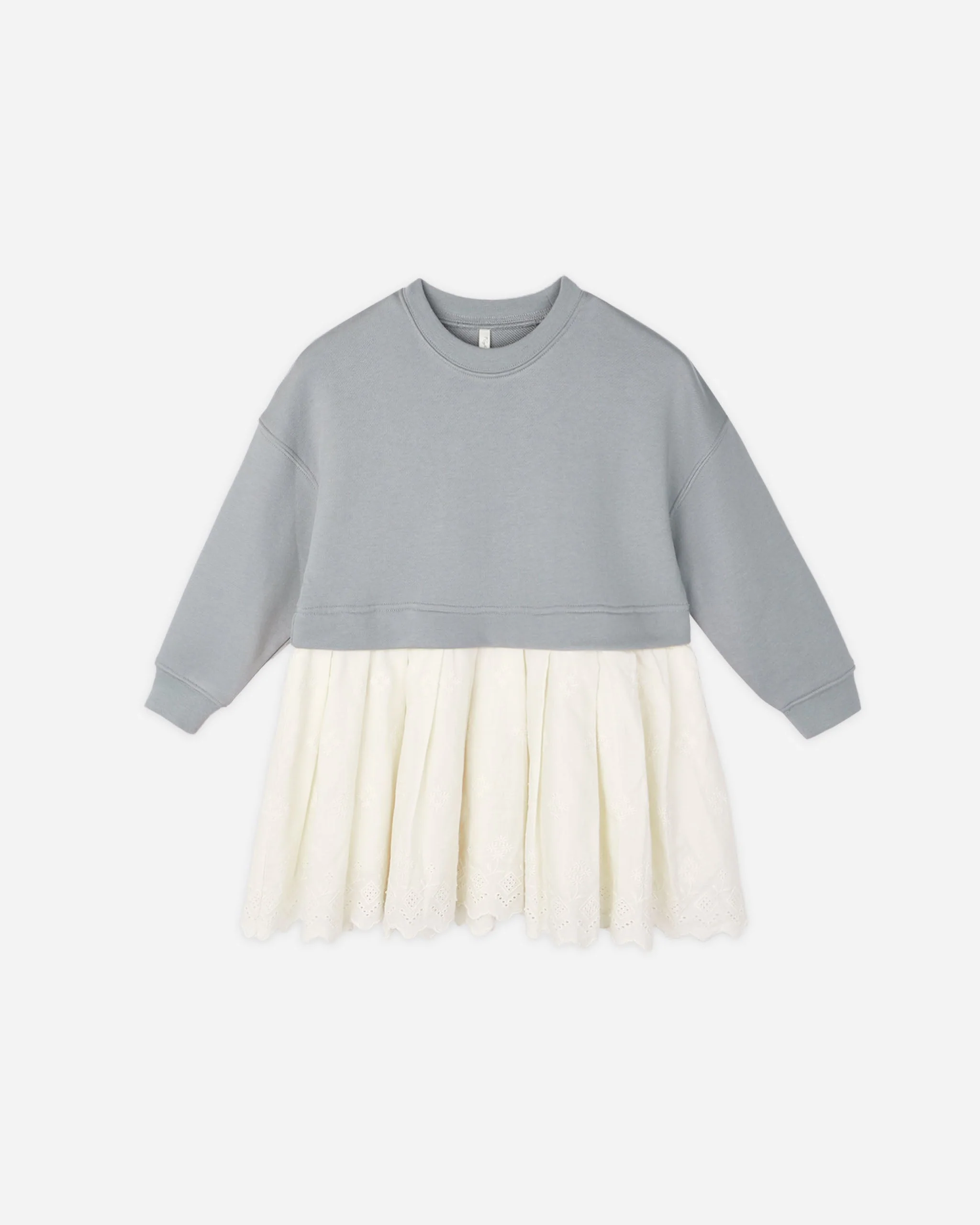 Sweatshirt Dress || Dusty Blue