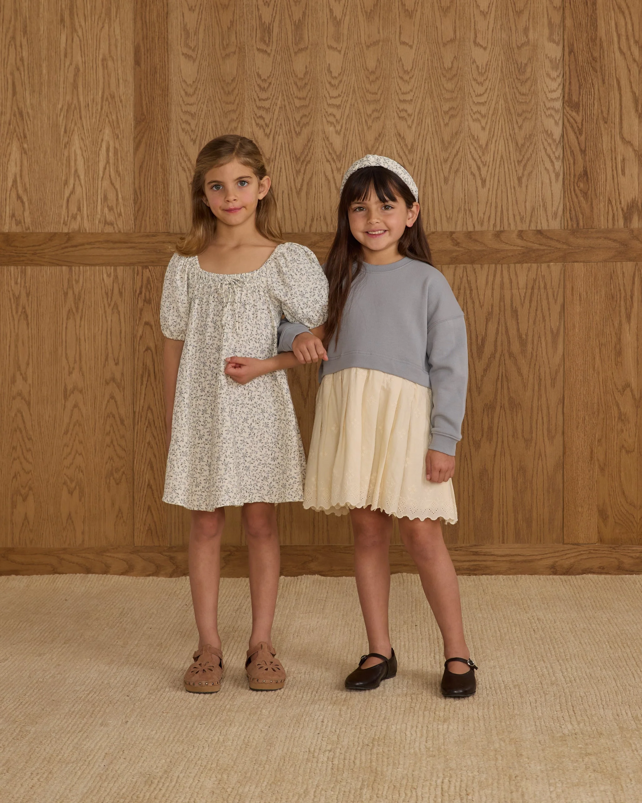 Sweatshirt Dress || Dusty Blue - Image 3