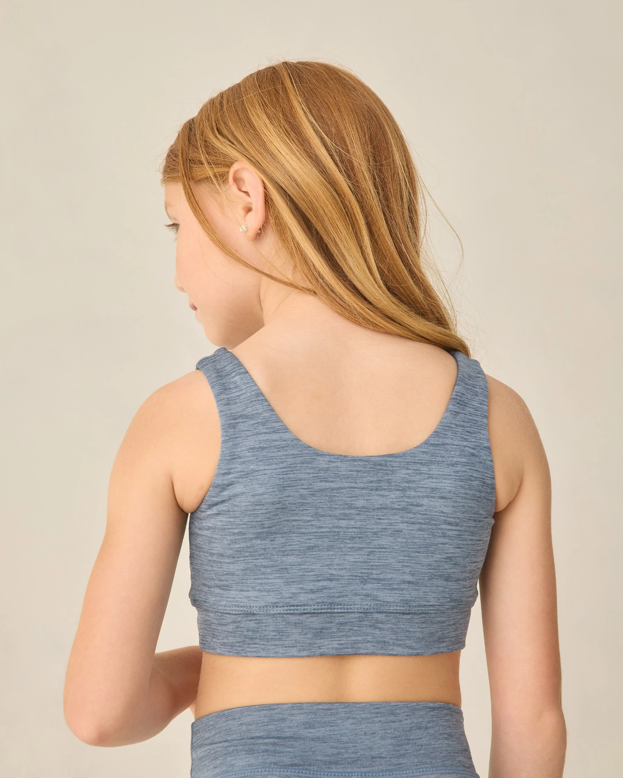 Swift Sports Bra Heathered Marine - Image 3