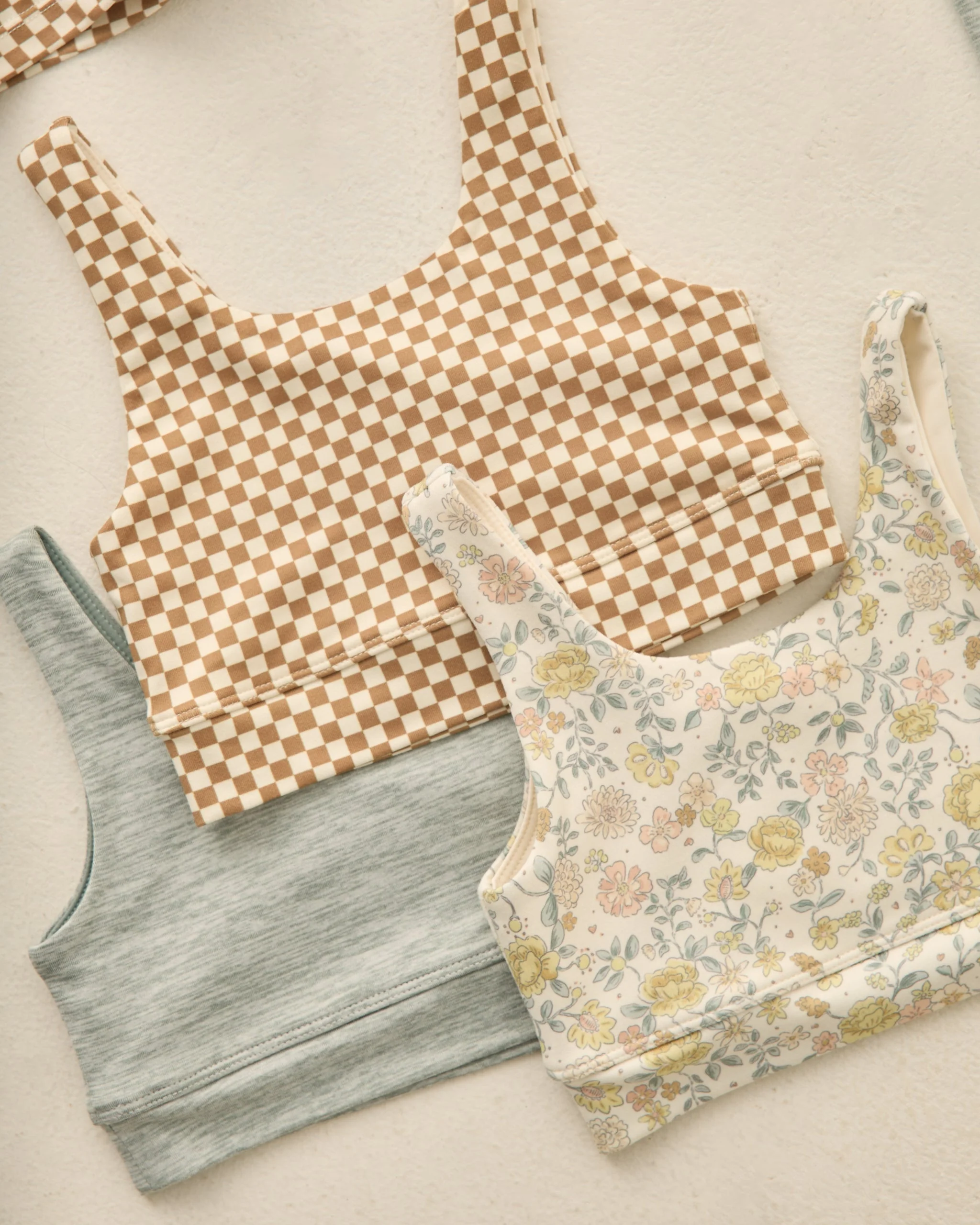 Swift Sports Bra Ocre Check - Image 3
