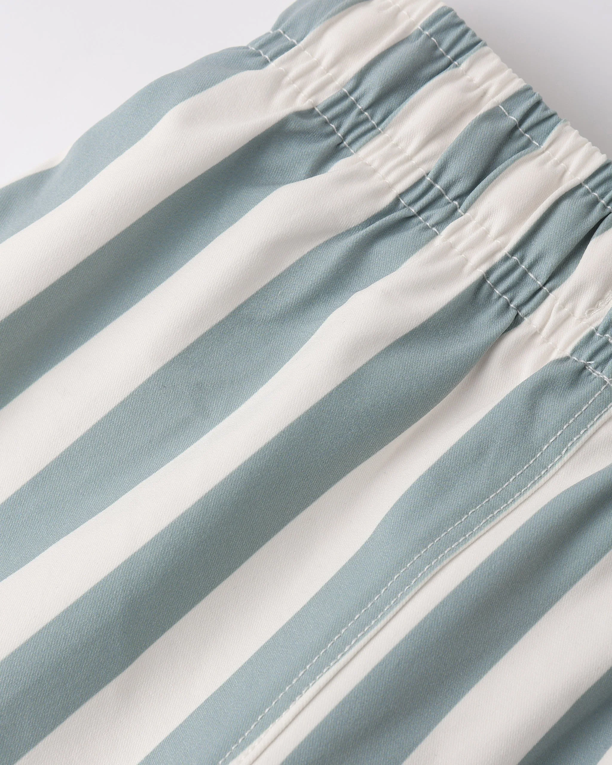 Swim Trunk Green Stripe - Image 6