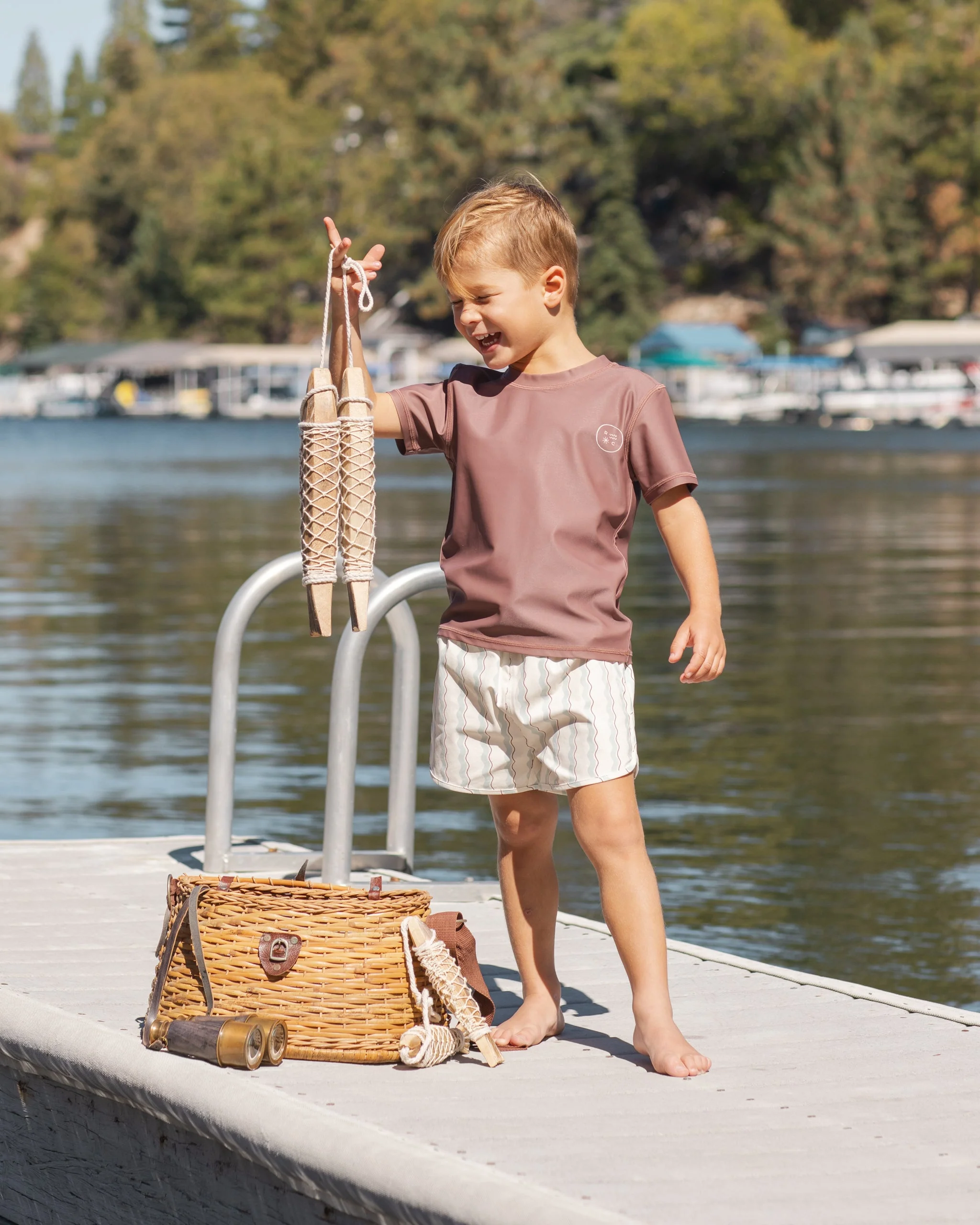 Swim Trunk Wave Stripe - Image 6