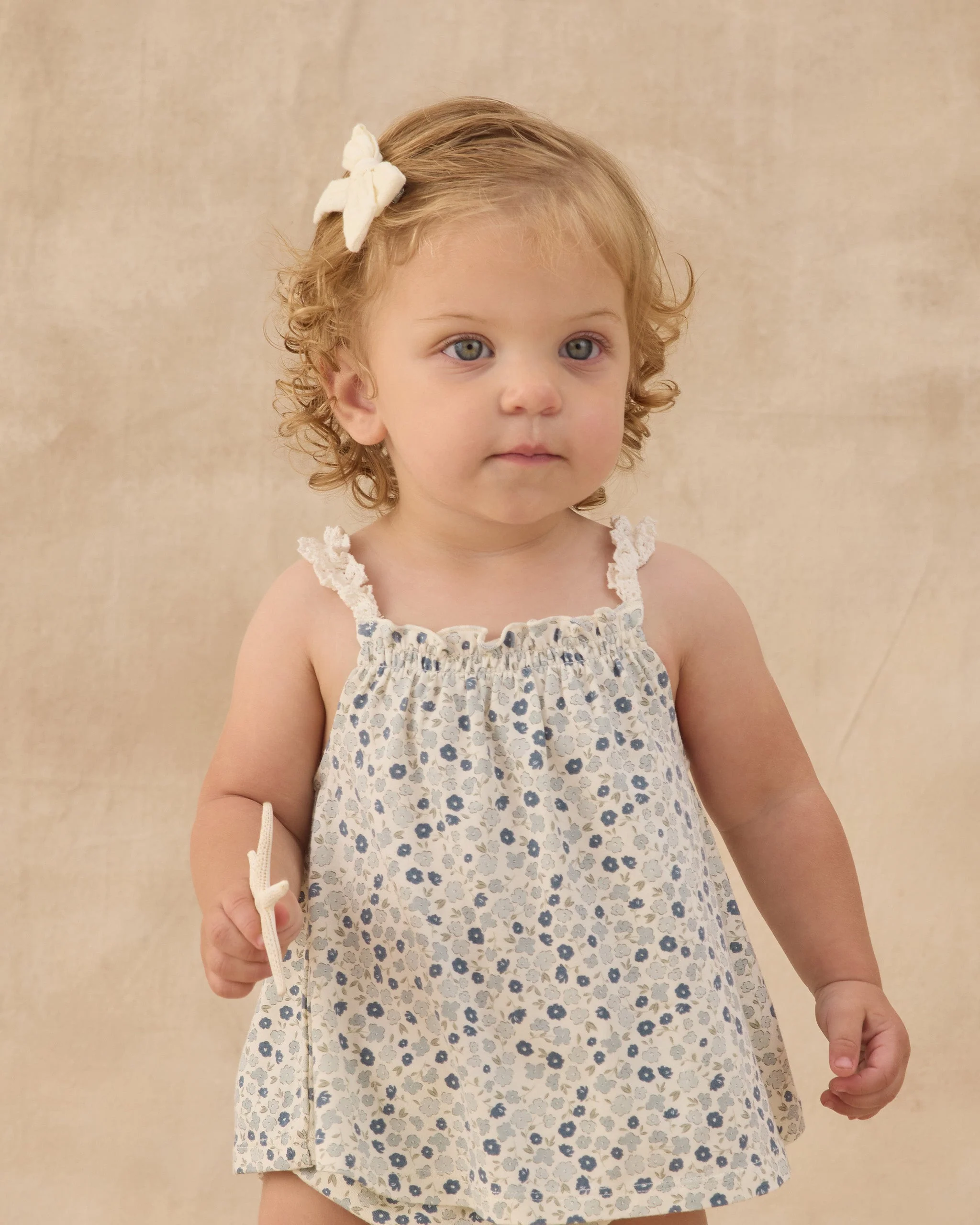 Swing Top & Bloomer Set Blue Ditsy - Image 4