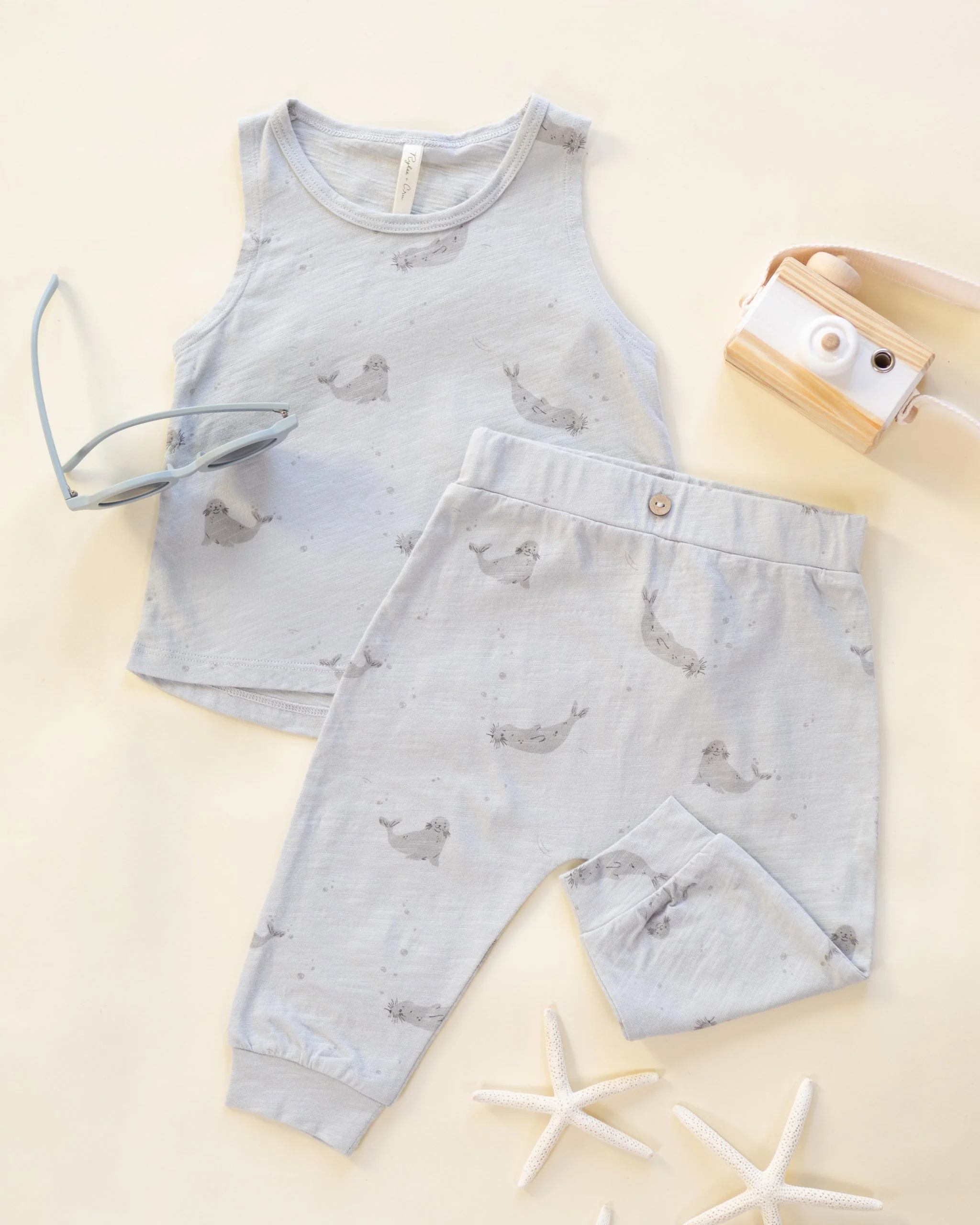 Tank + Slouch Pant Set Seals - Image 2