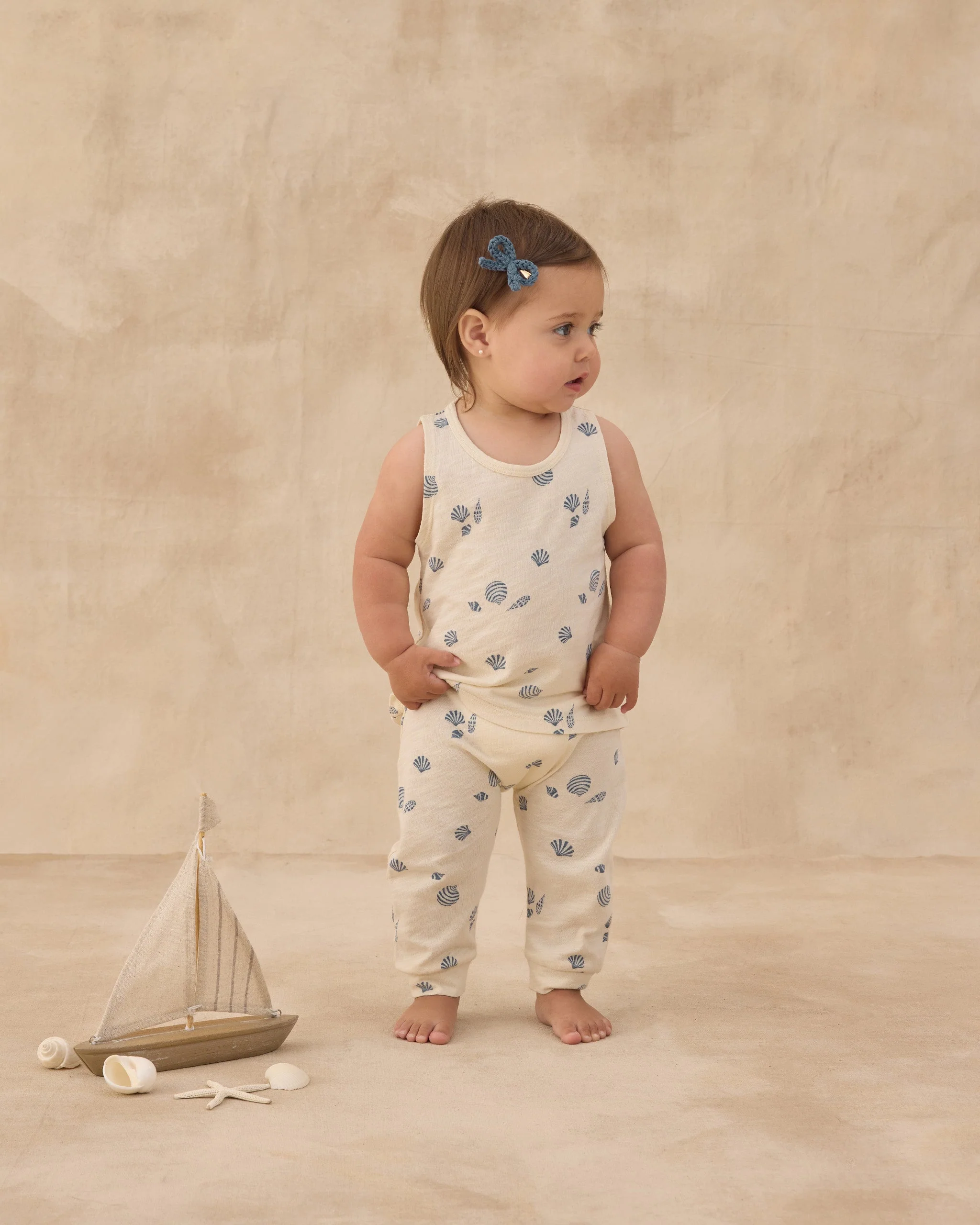 Tank + Slouch Pant Set Seashells - Image 2