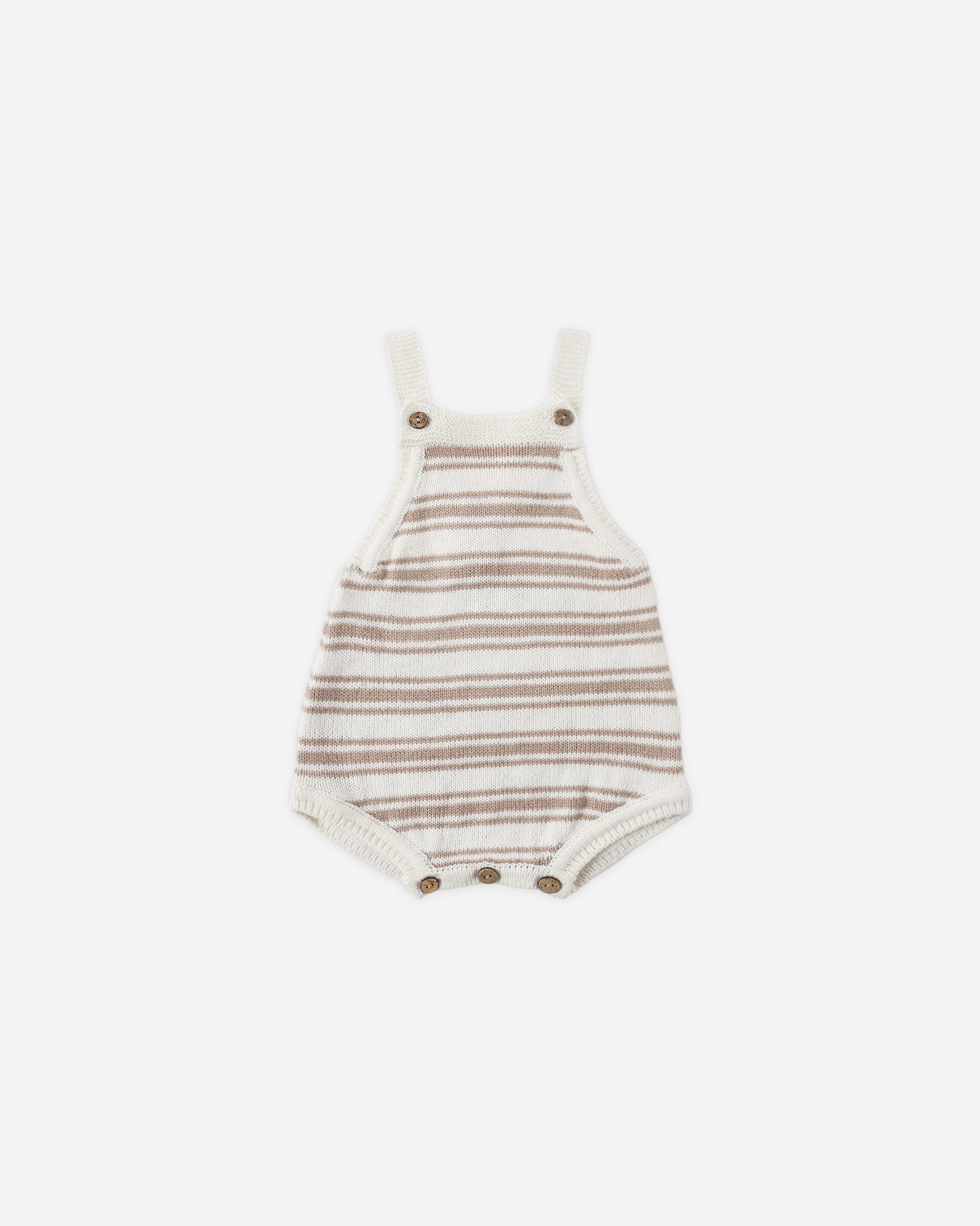 Tatum Romper Oat Stripe