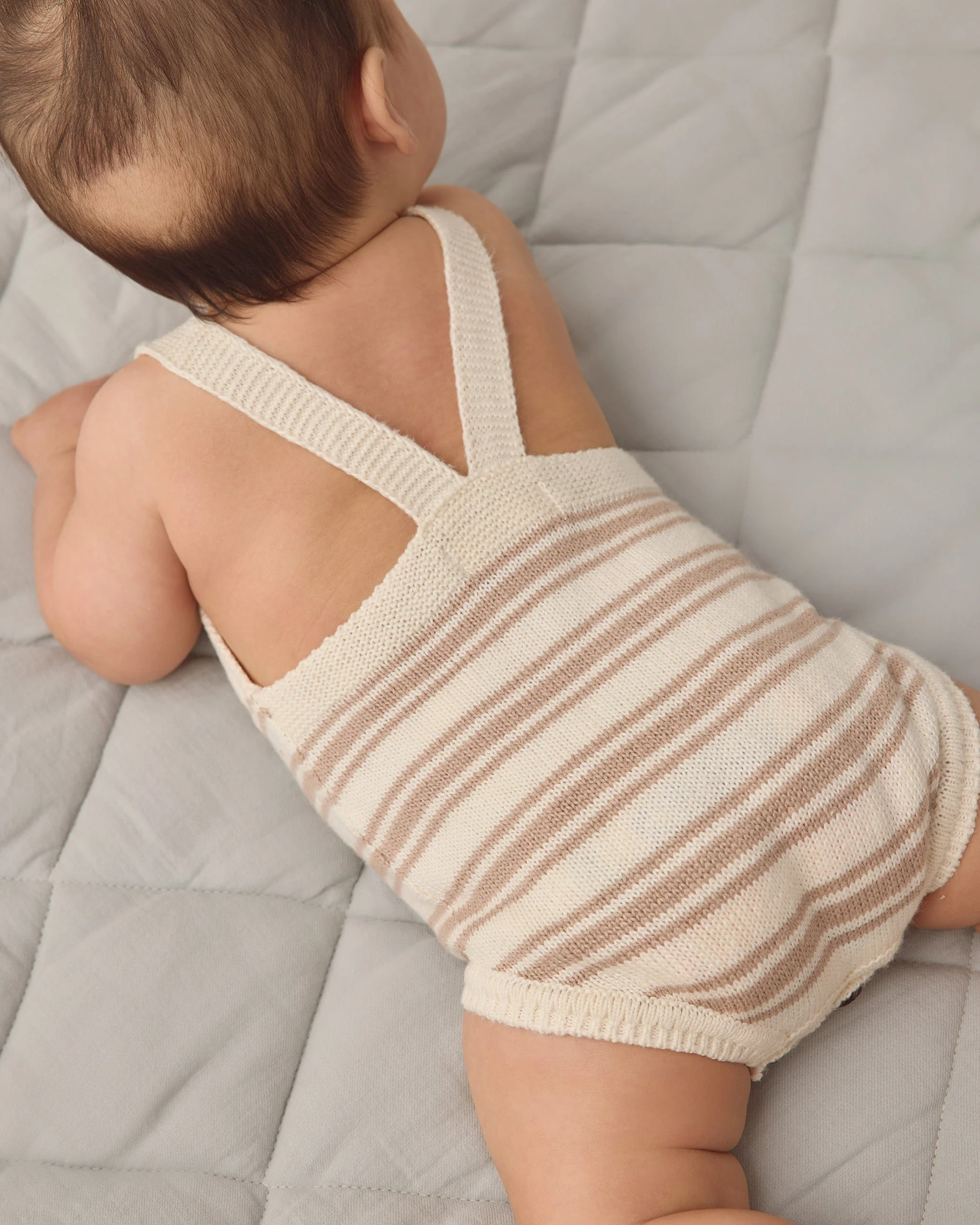 Tatum Romper Oat Stripe - Image 3