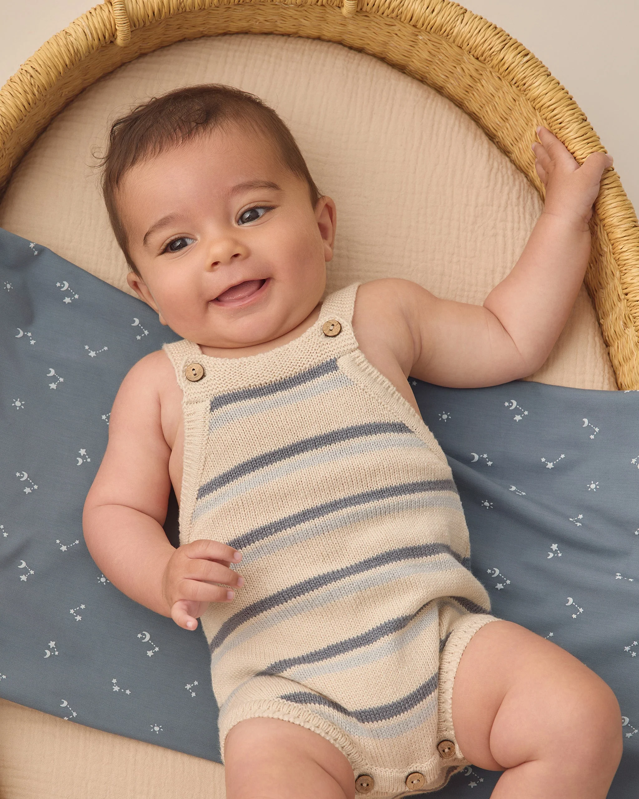 Tatum Romper Ocean Stripe - Image 2