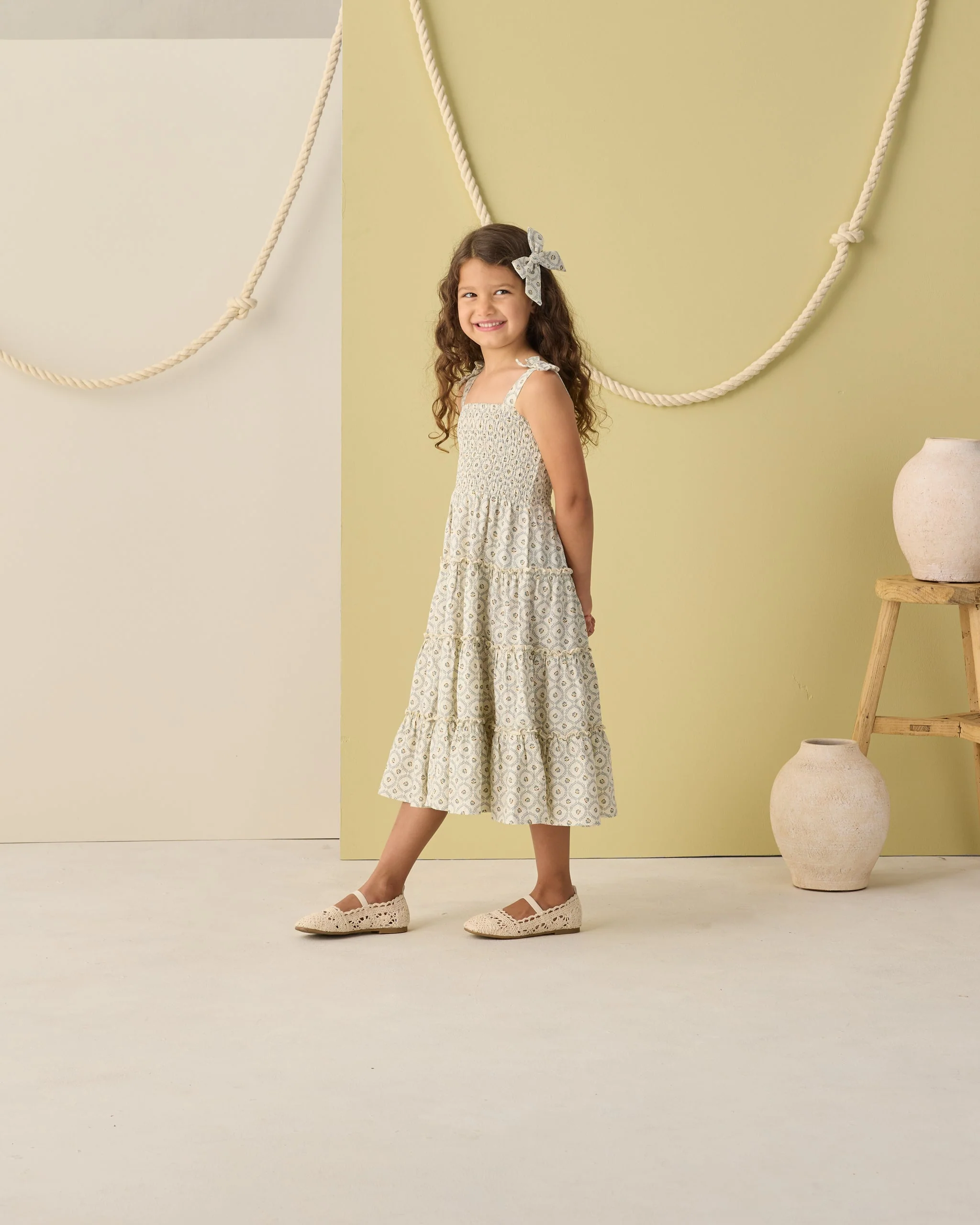 Taylor Dress Green Fleur - Image 2