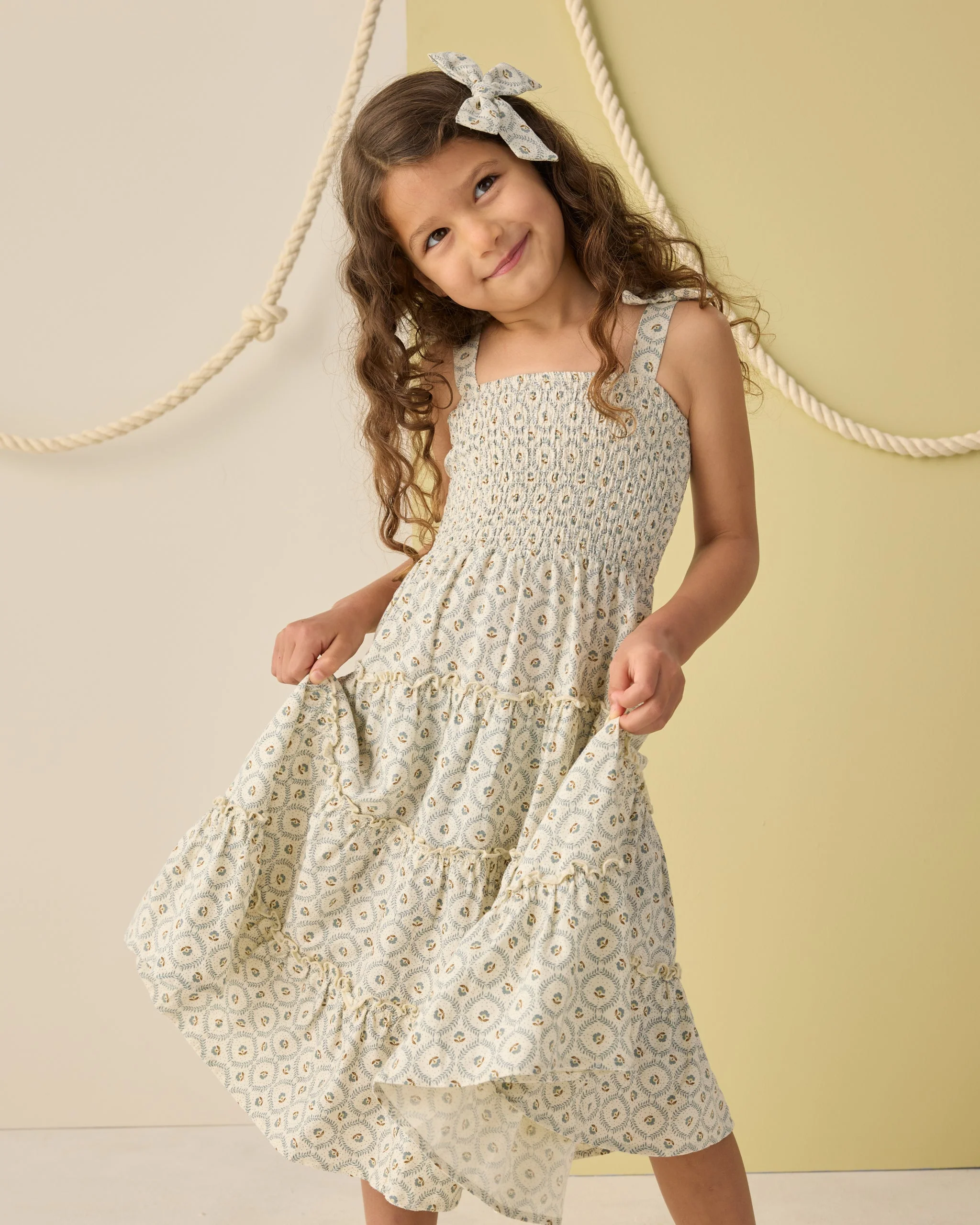 Taylor Dress Green Fleur - Image 3