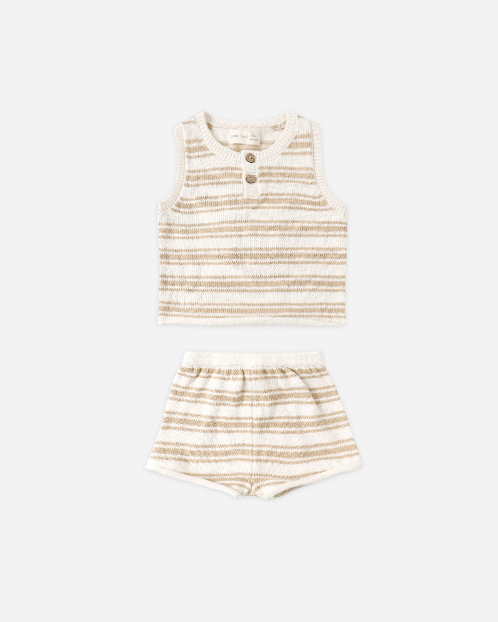 Taylor Knit Set Butterscotch Stripe