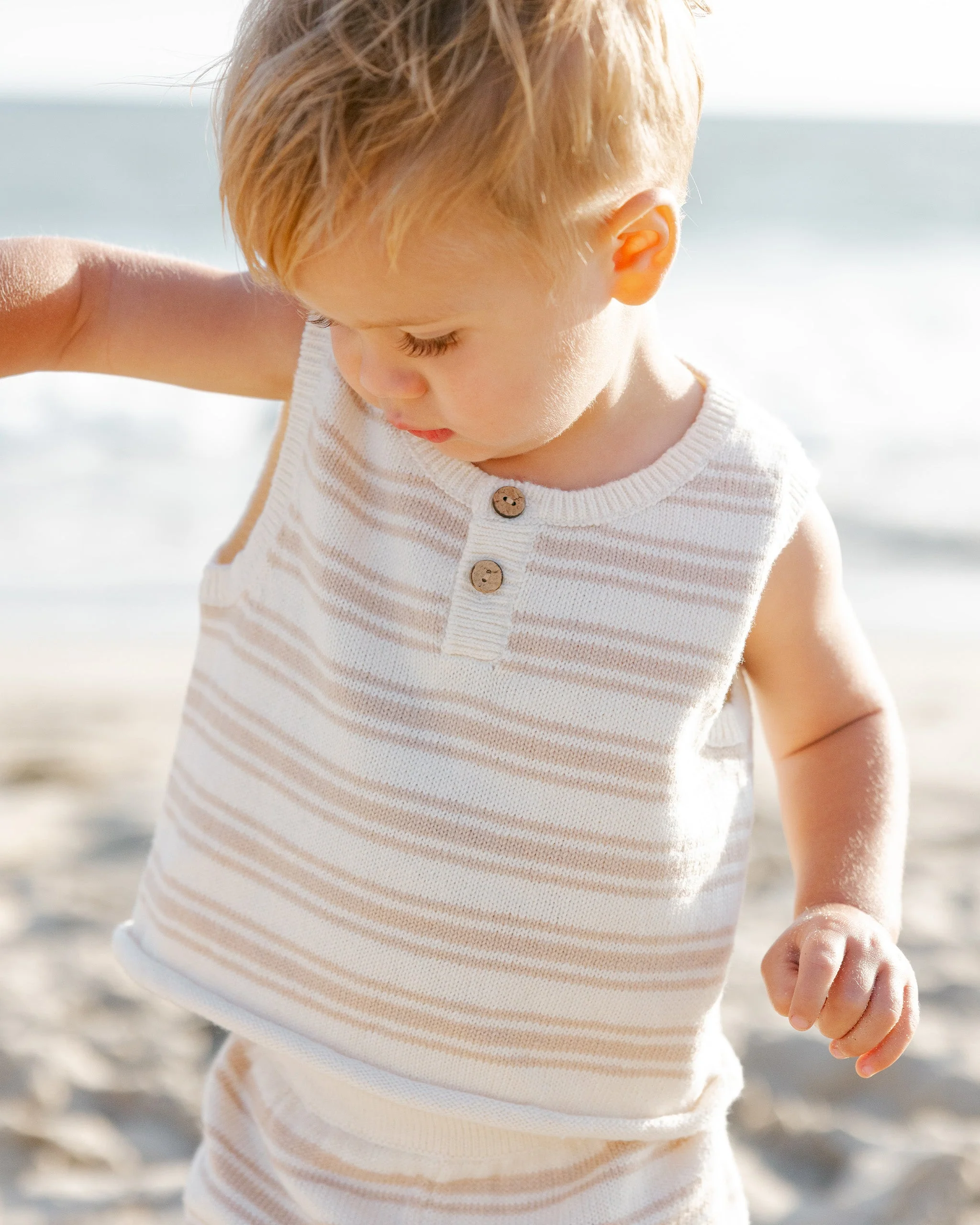Taylor Knit Set || Oat Knit Stripe - Image 3