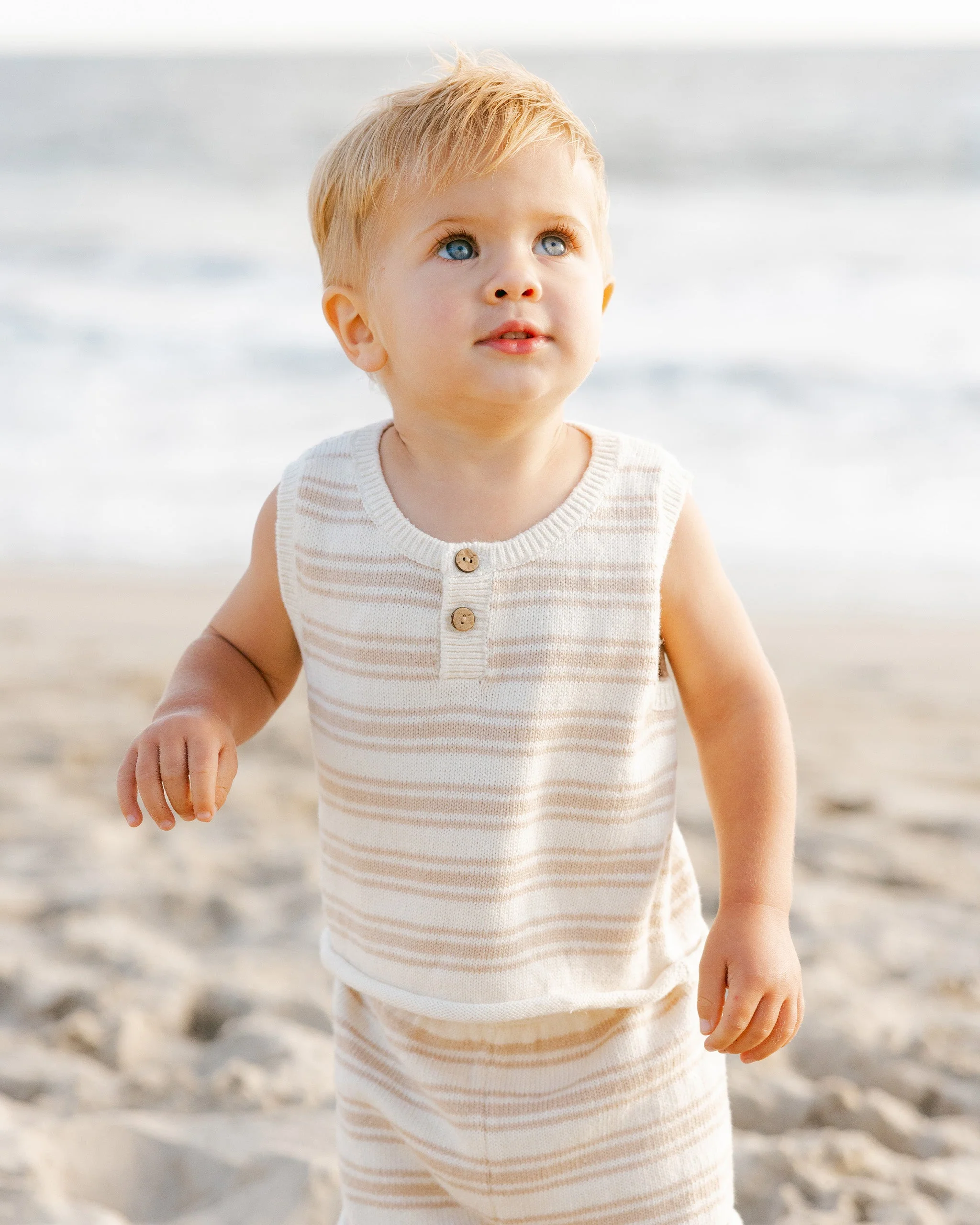 Taylor Knit Set || Oat Knit Stripe - Image 4