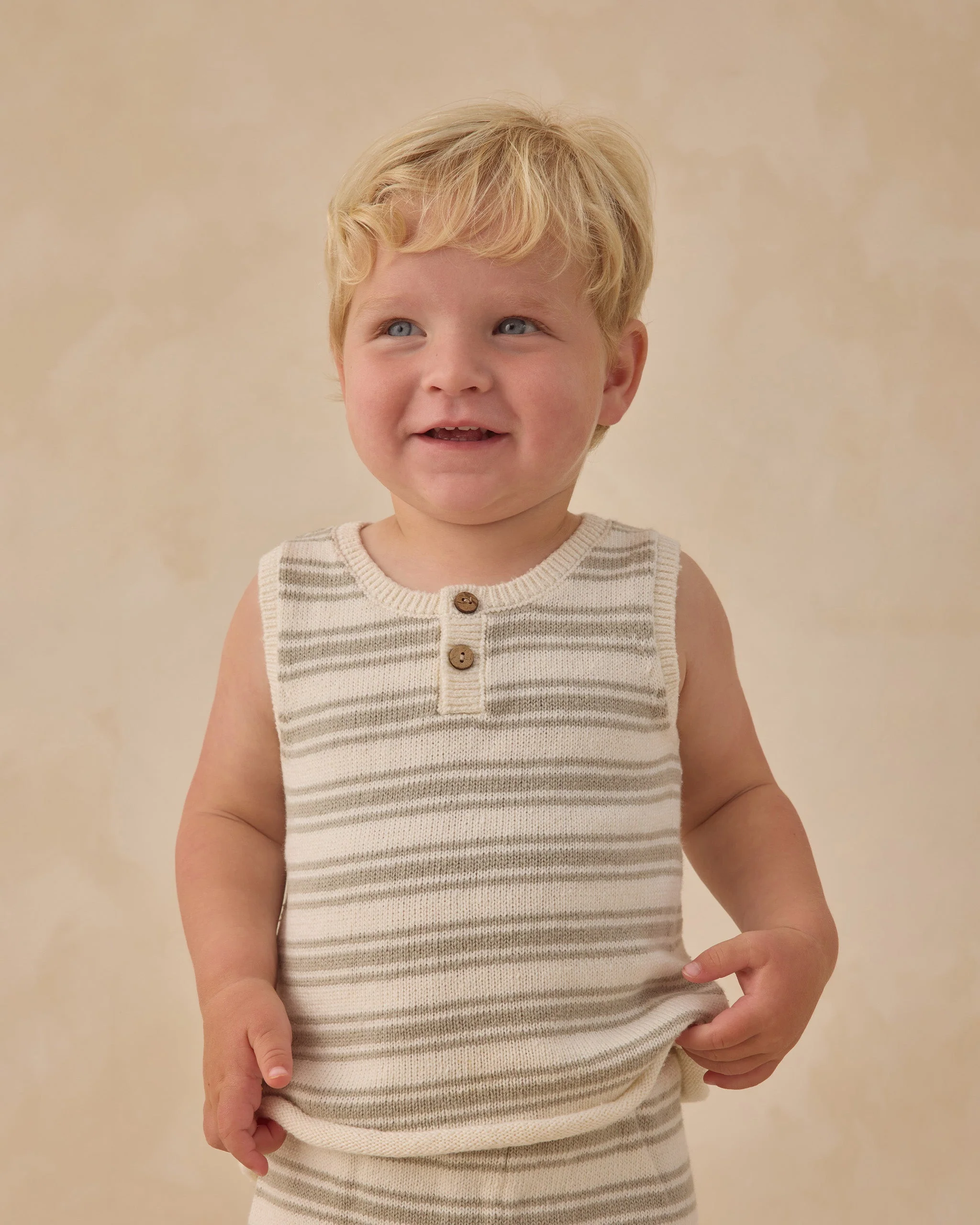 Taylor Knit Set Sage Stripe - Image 3