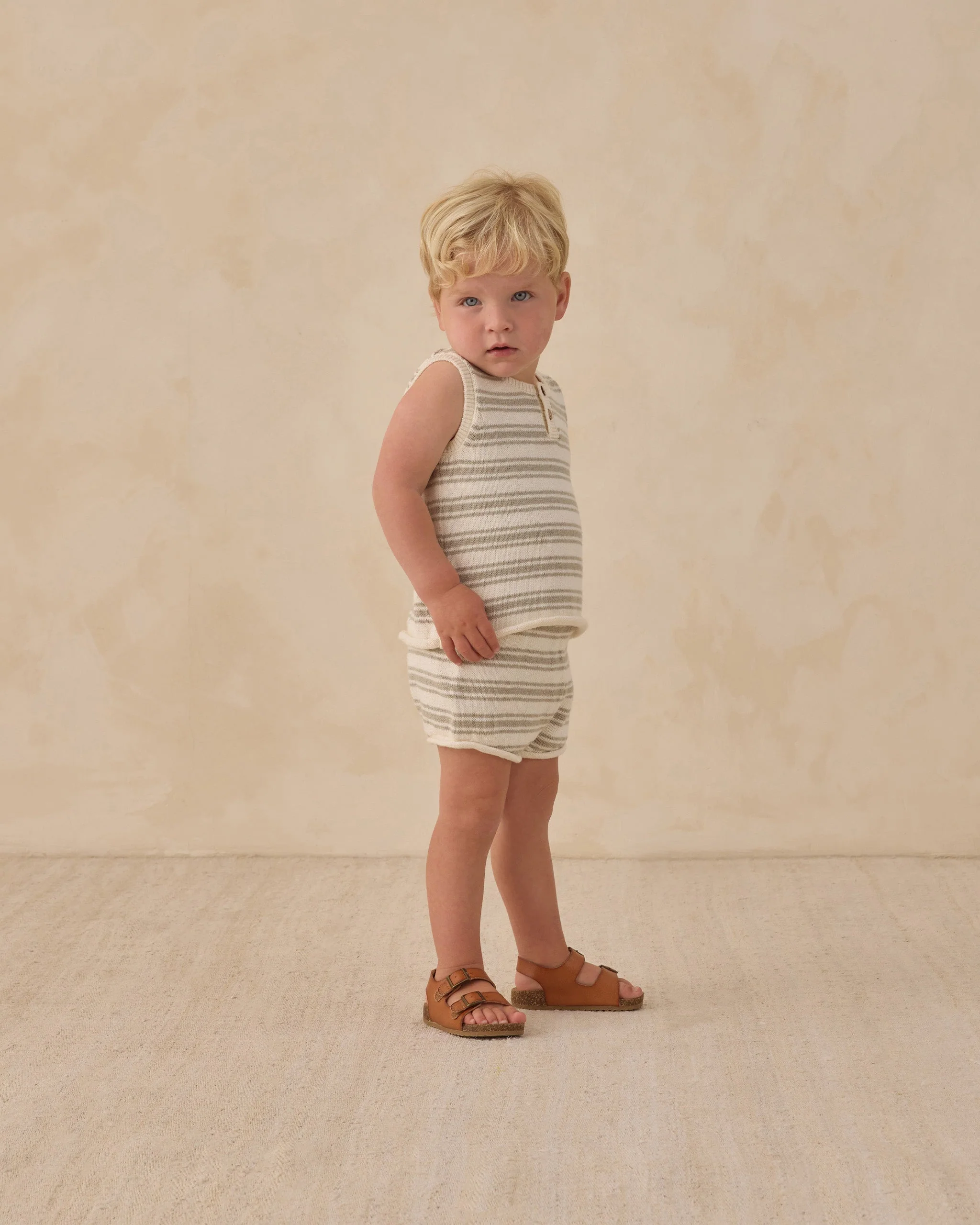 Taylor Knit Set Sage Stripe - Image 4