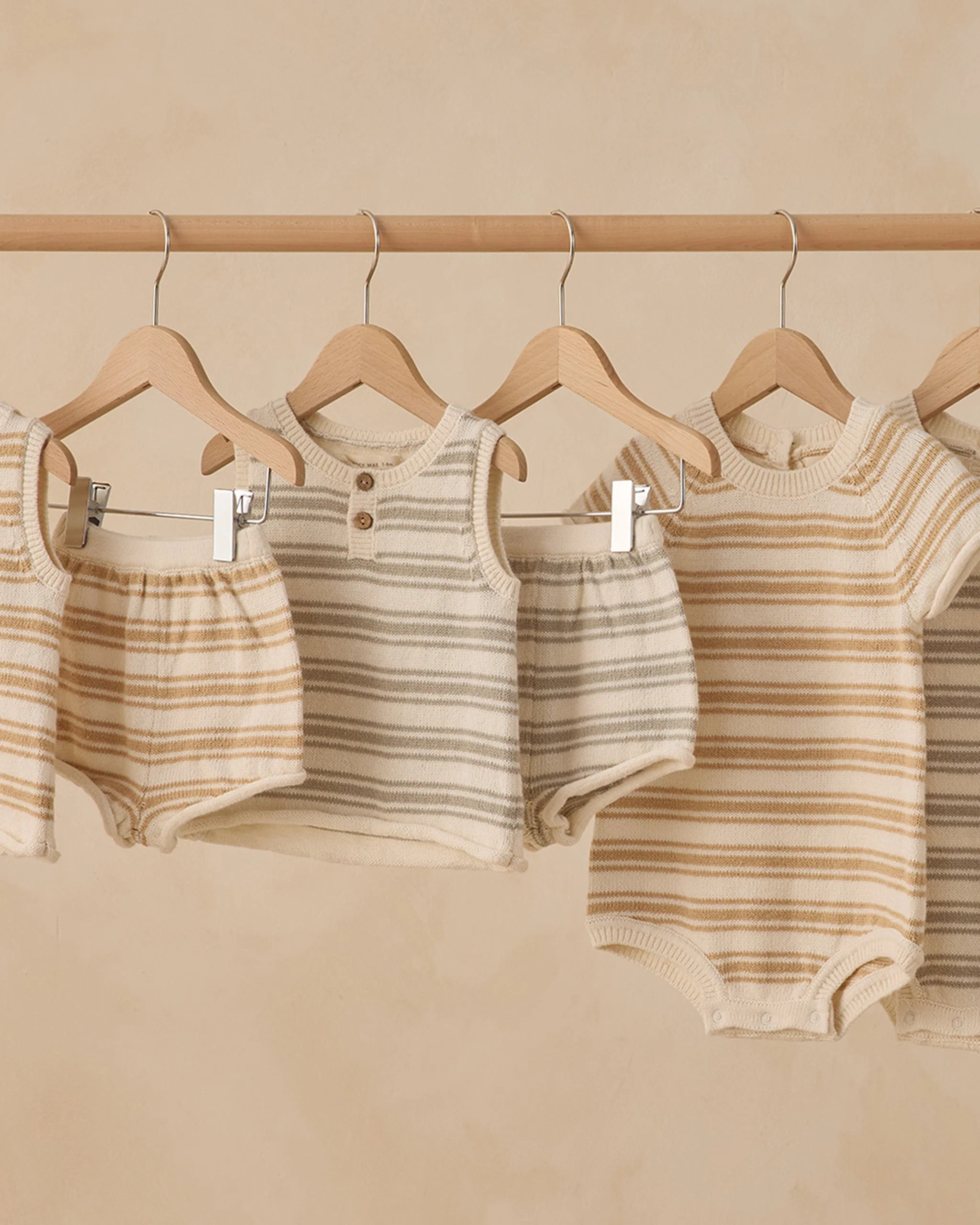 Taylor Knit Set Sage Stripe - Image 6
