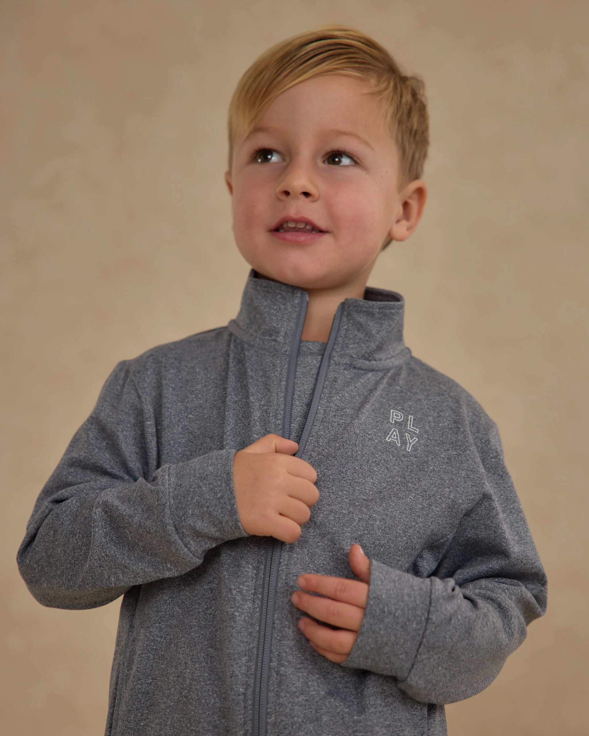 Technical Jacket || Heathered Navy - Image 2