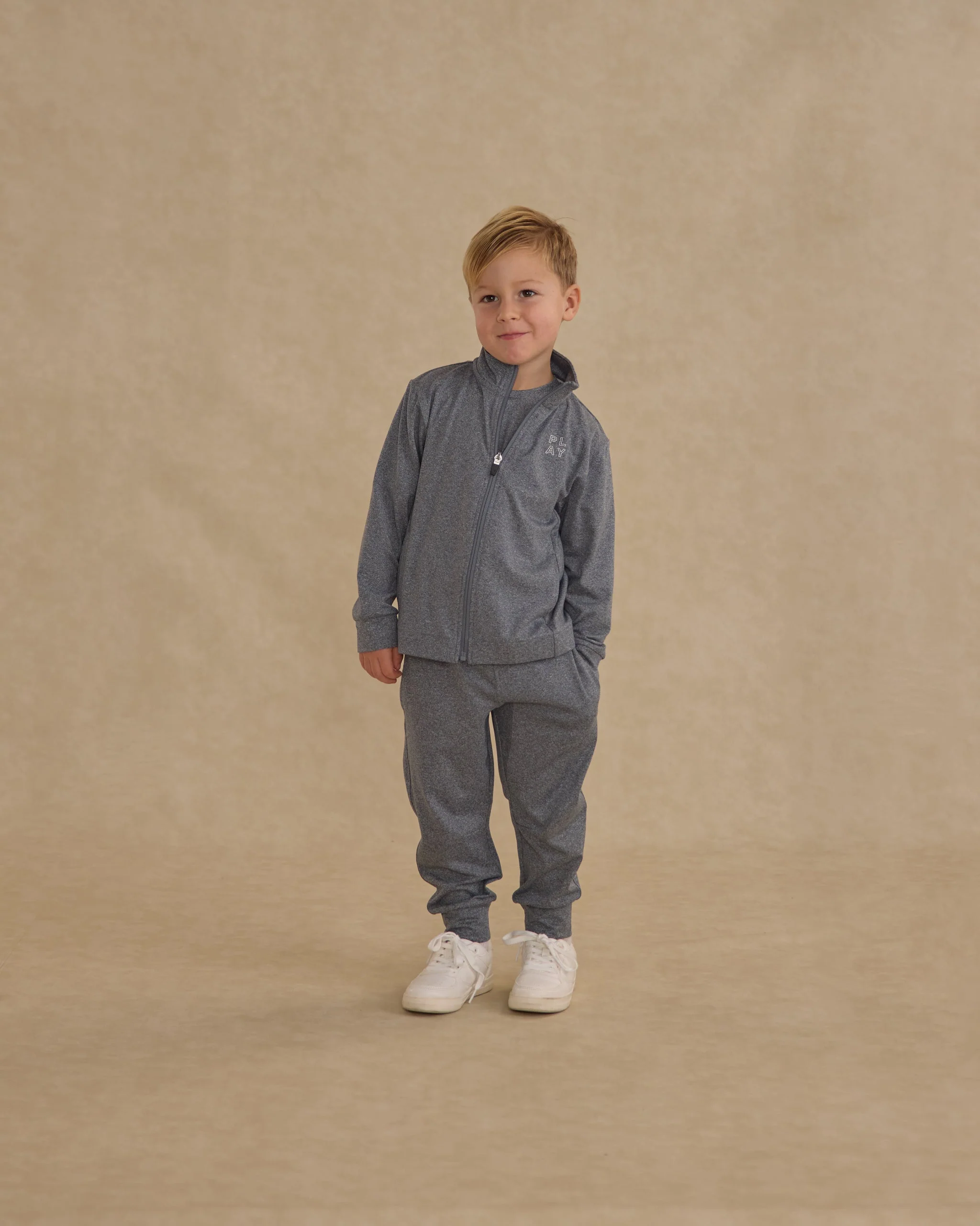Technical Jacket || Heathered Navy - Image 3