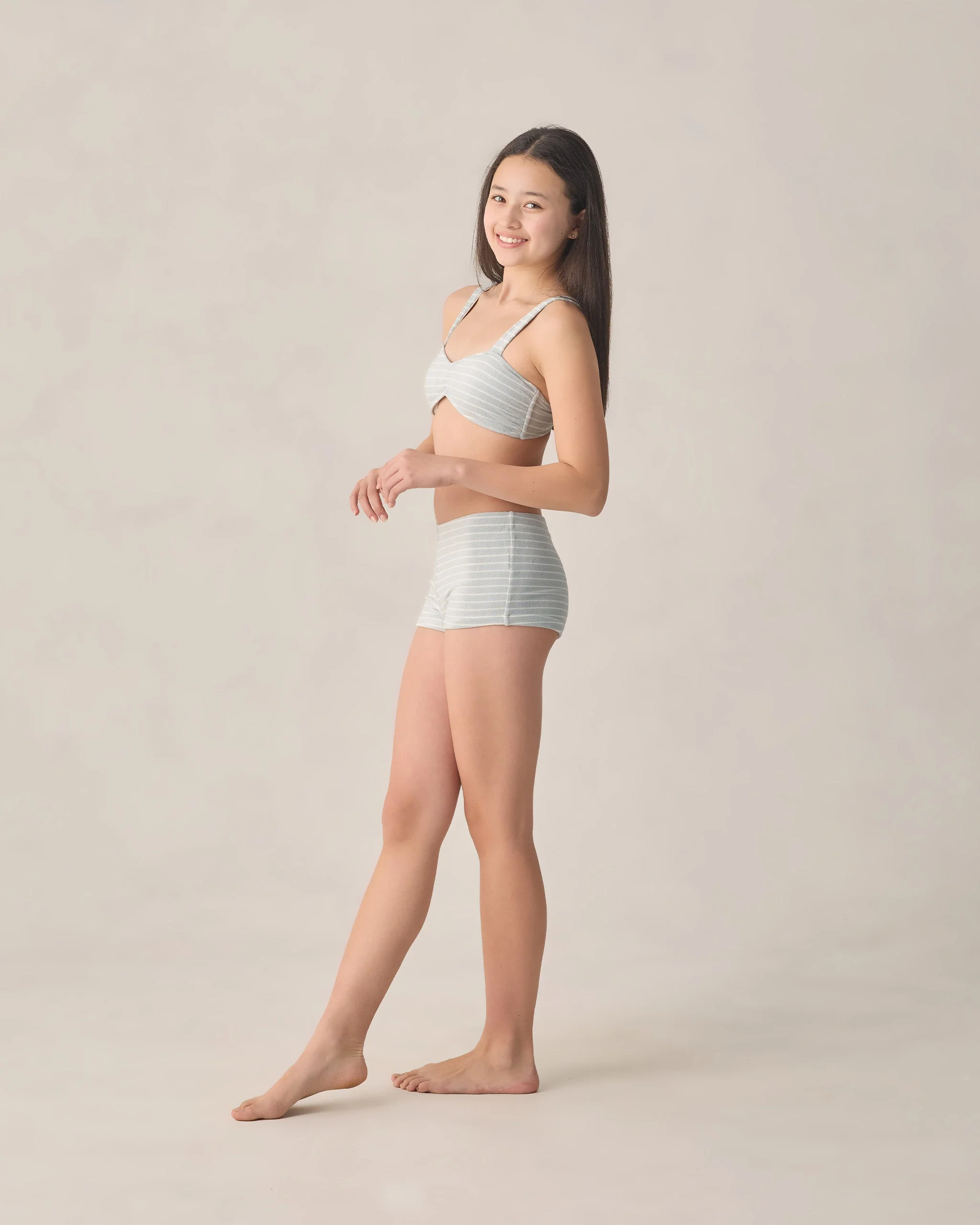 Teen Alaya Bikini Set Seafoam Stripe - Image 3