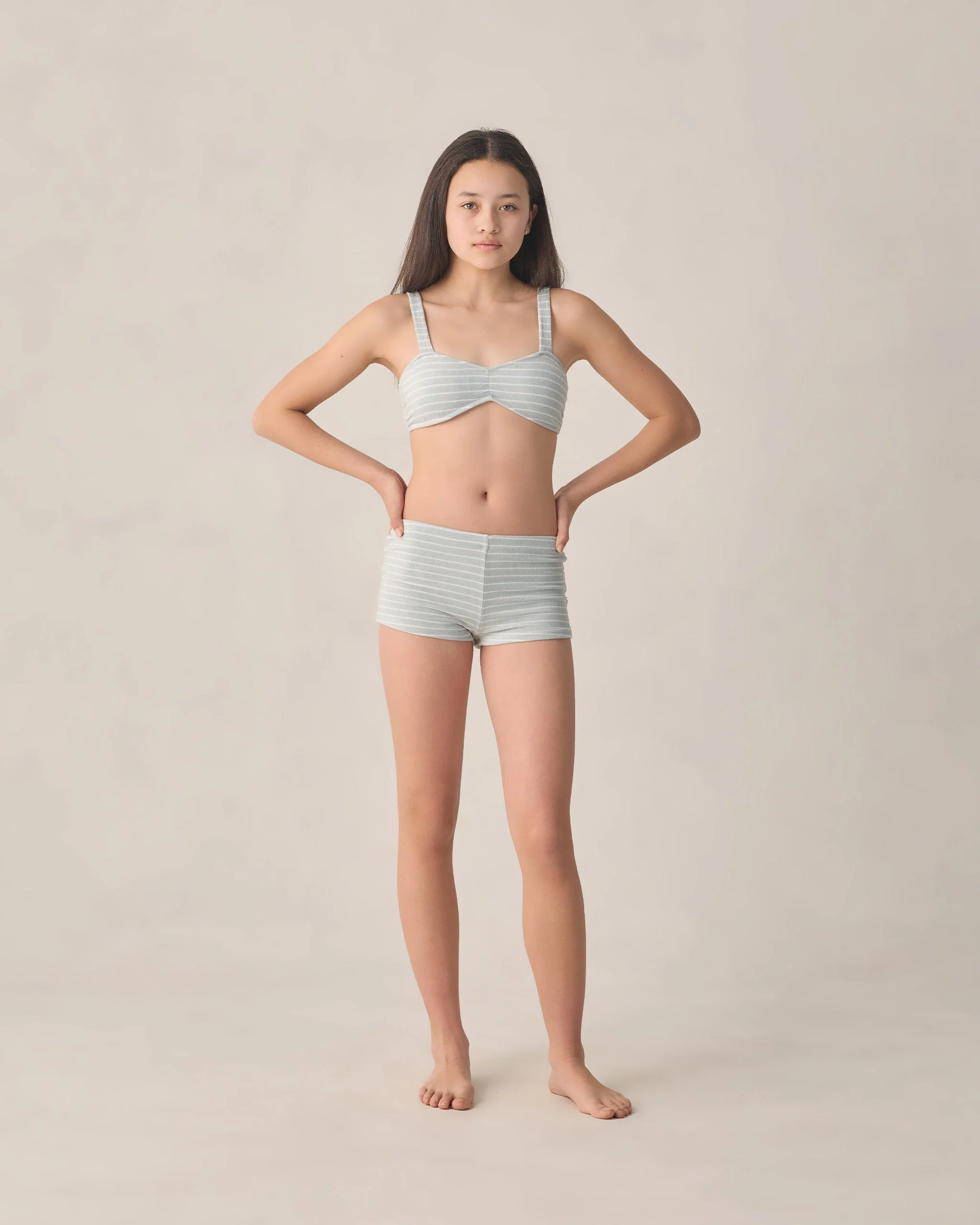 Teen Alaya Bikini Set Seafoam Stripe - Image 5