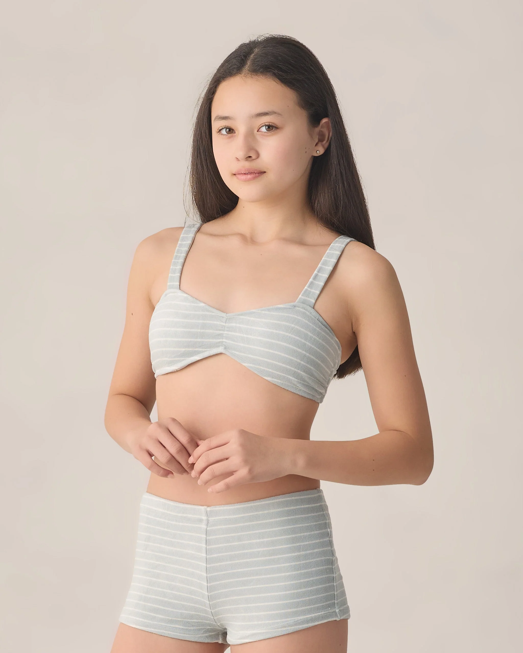 Teen Alaya Bikini Set Seafoam Stripe - Image 6