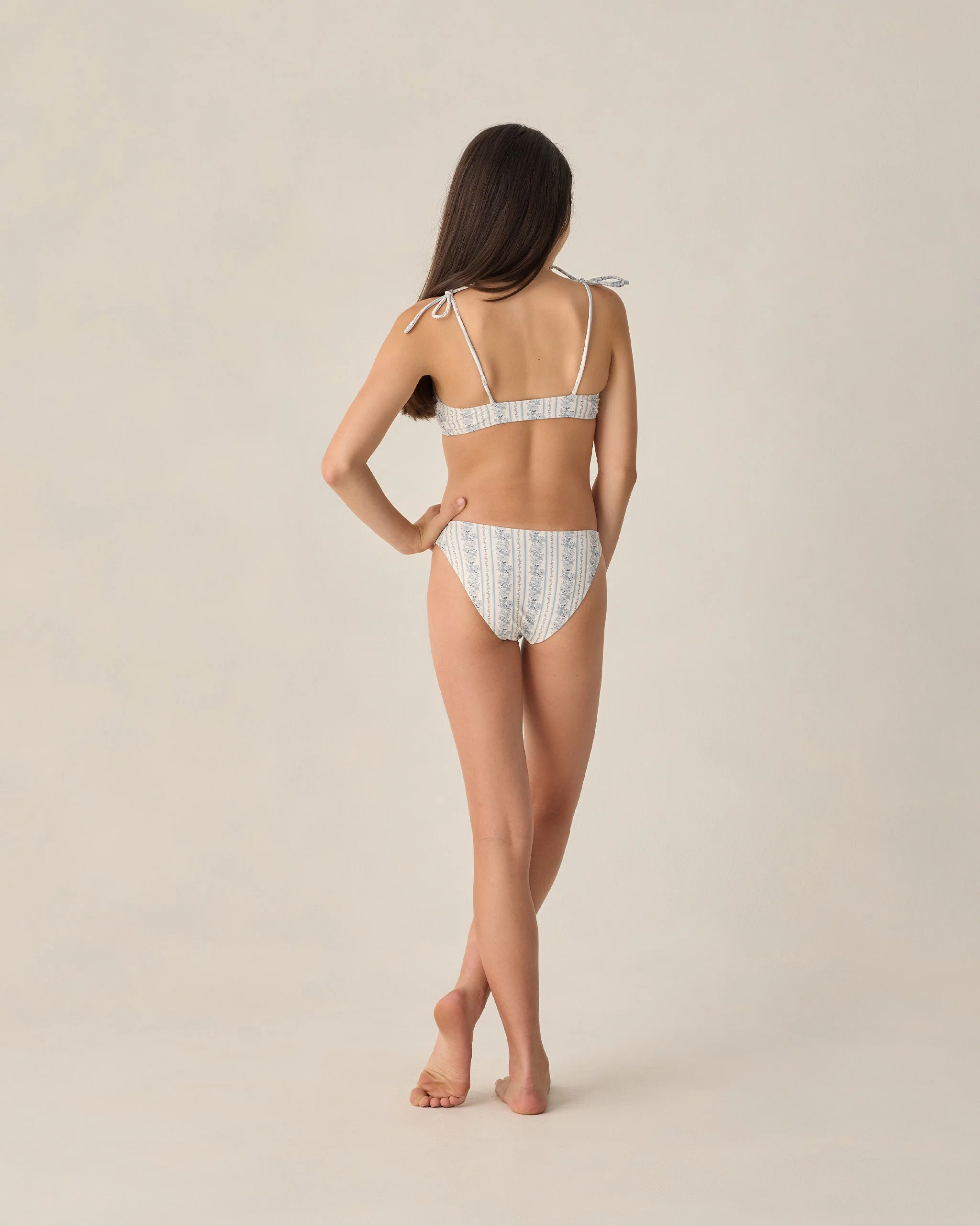 Teen Alba Bikini Set Blue Floral - Image 2