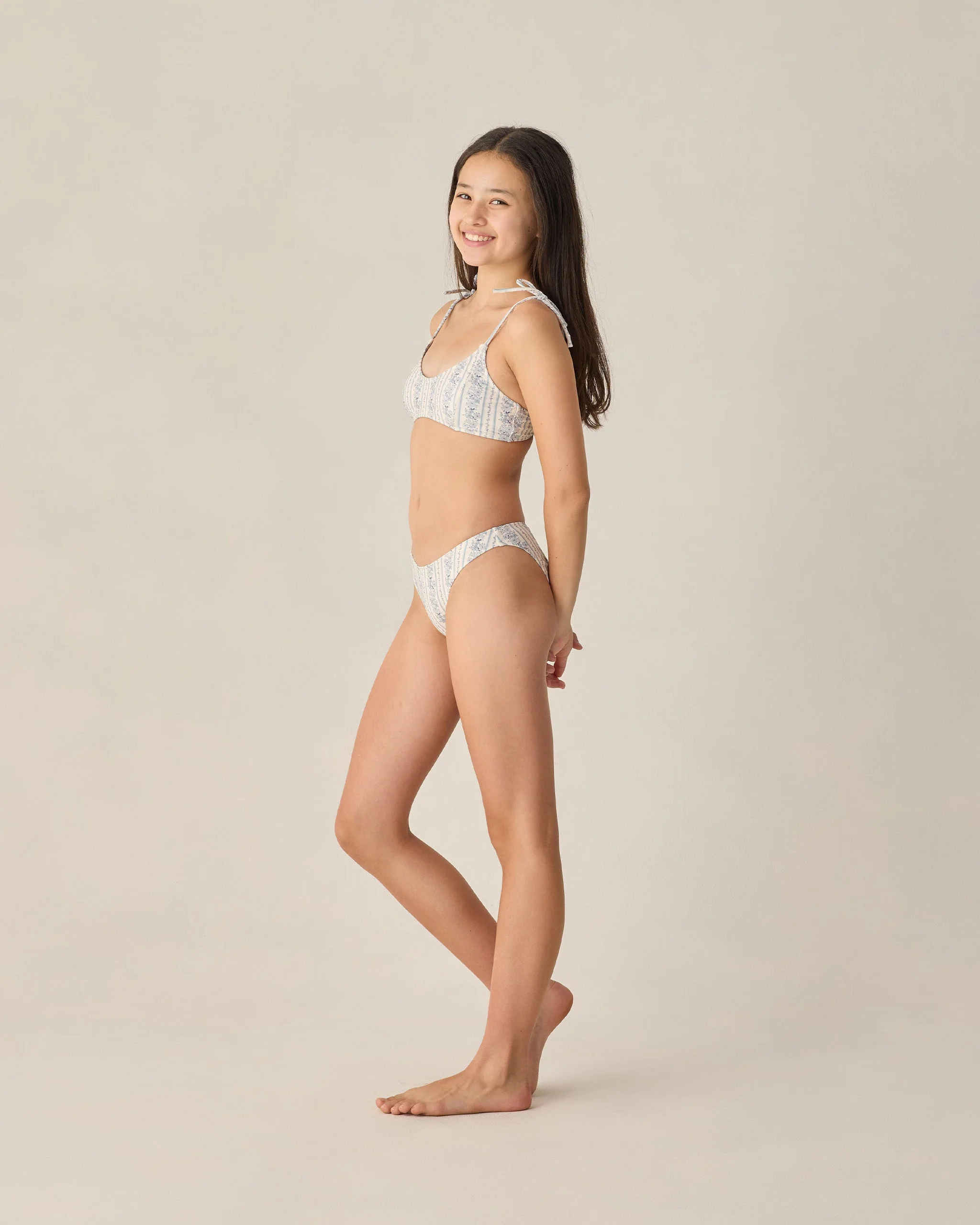 Teen Alba Bikini Set Blue Floral - Image 3