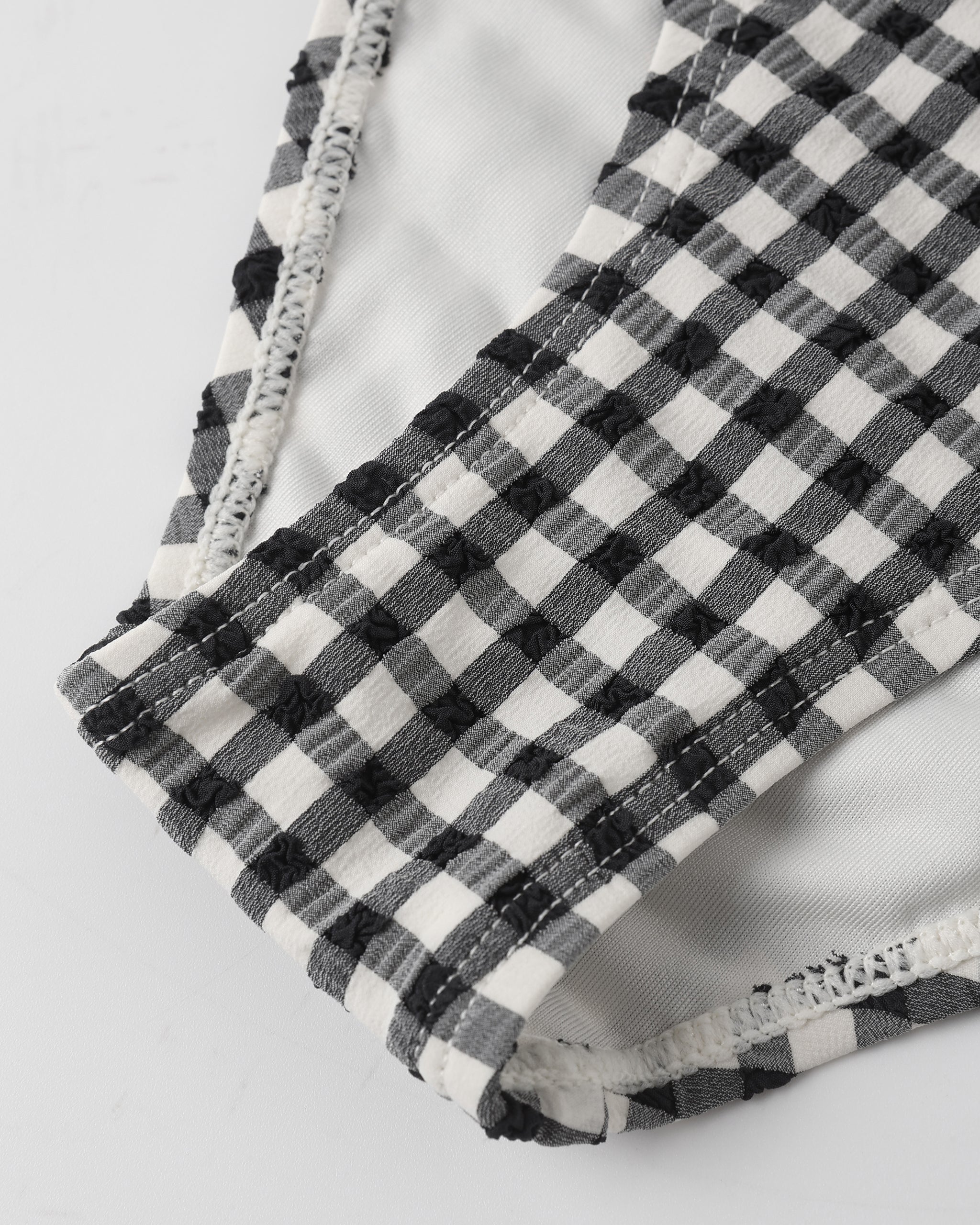 Teen Cardiff Bikini Set Black Gingham - Image 6
