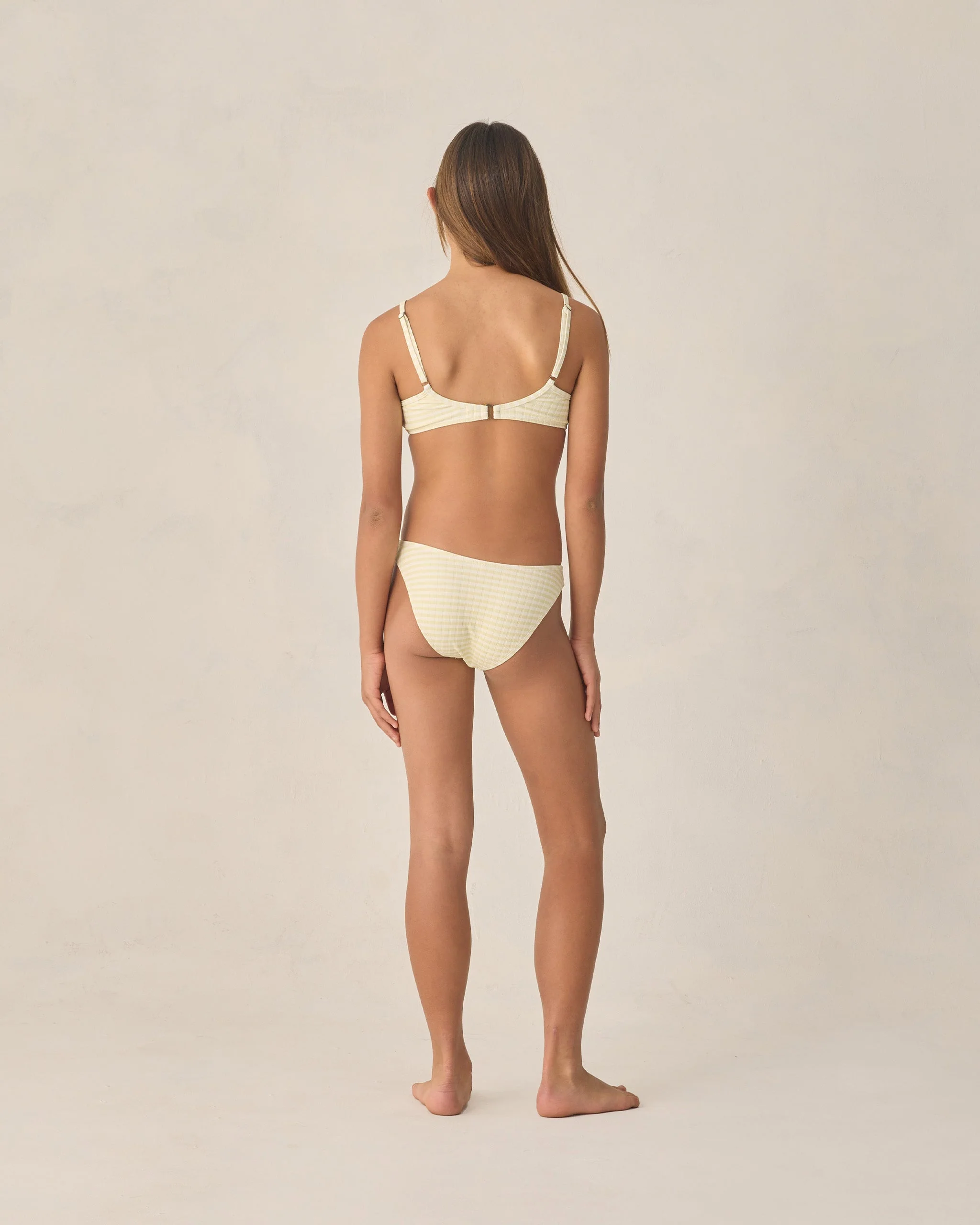 Teen Cora Bikini Set Citron Stripe - Image 2