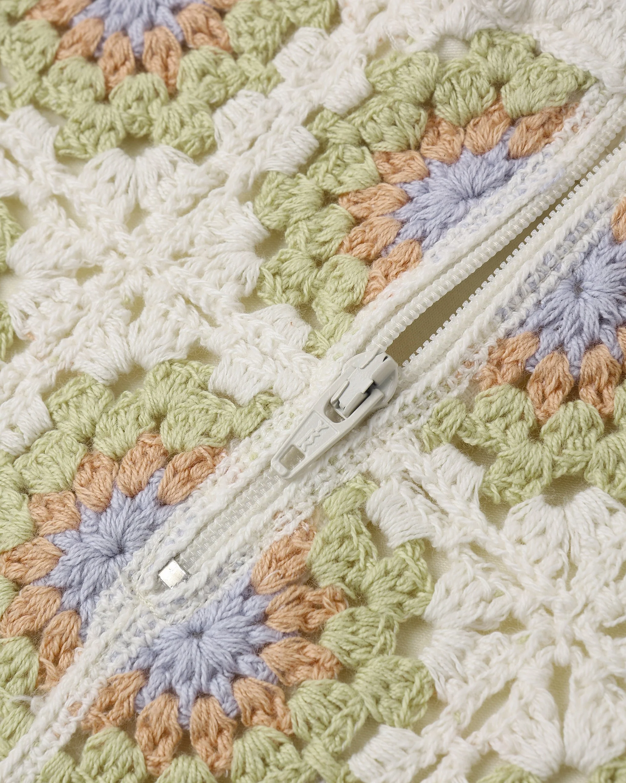 Teen Crochet Tank Set Citron Daisy Check - Image 6
