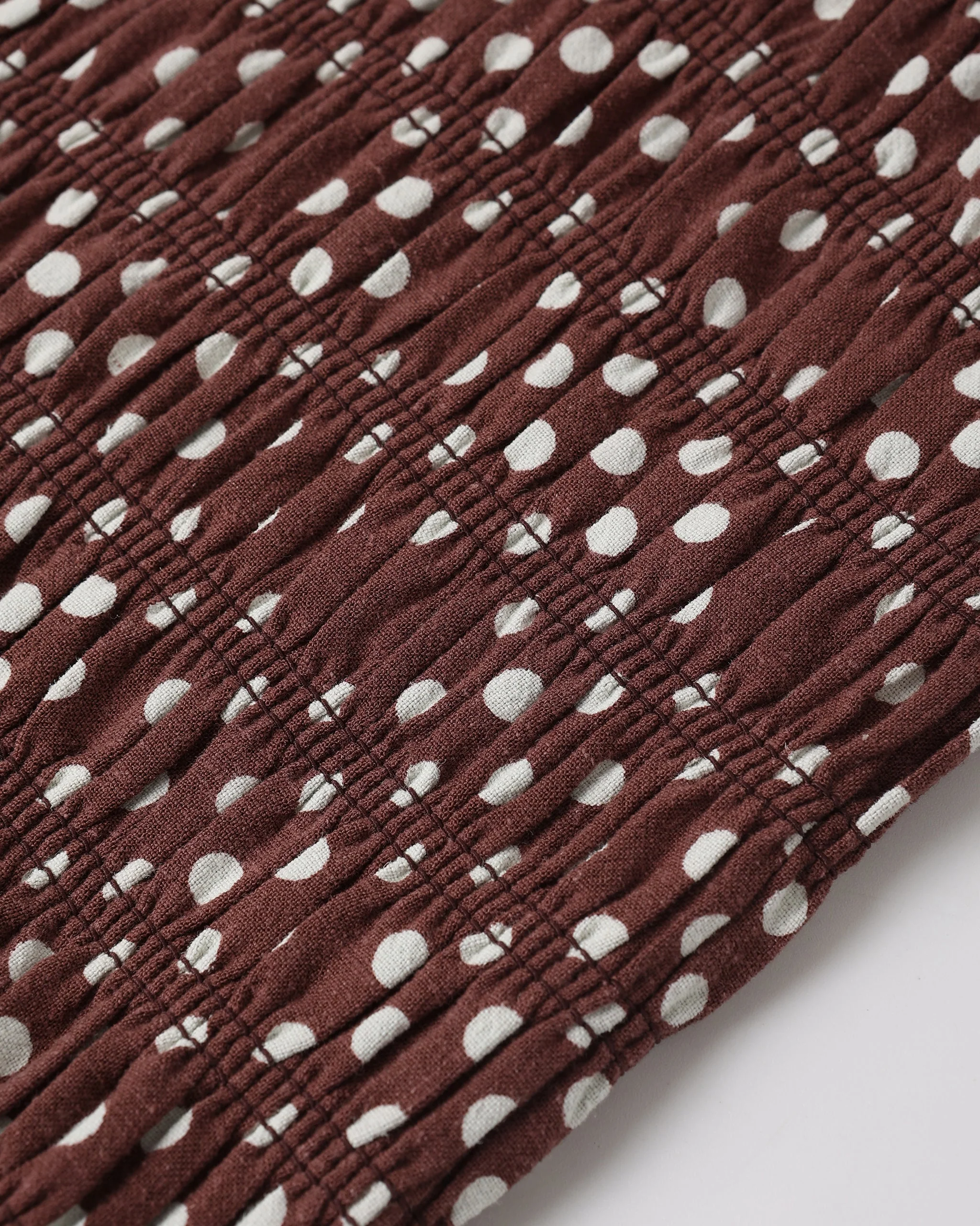 Teen Daria Mini Dress Chocolate Polka Dot - Image 8