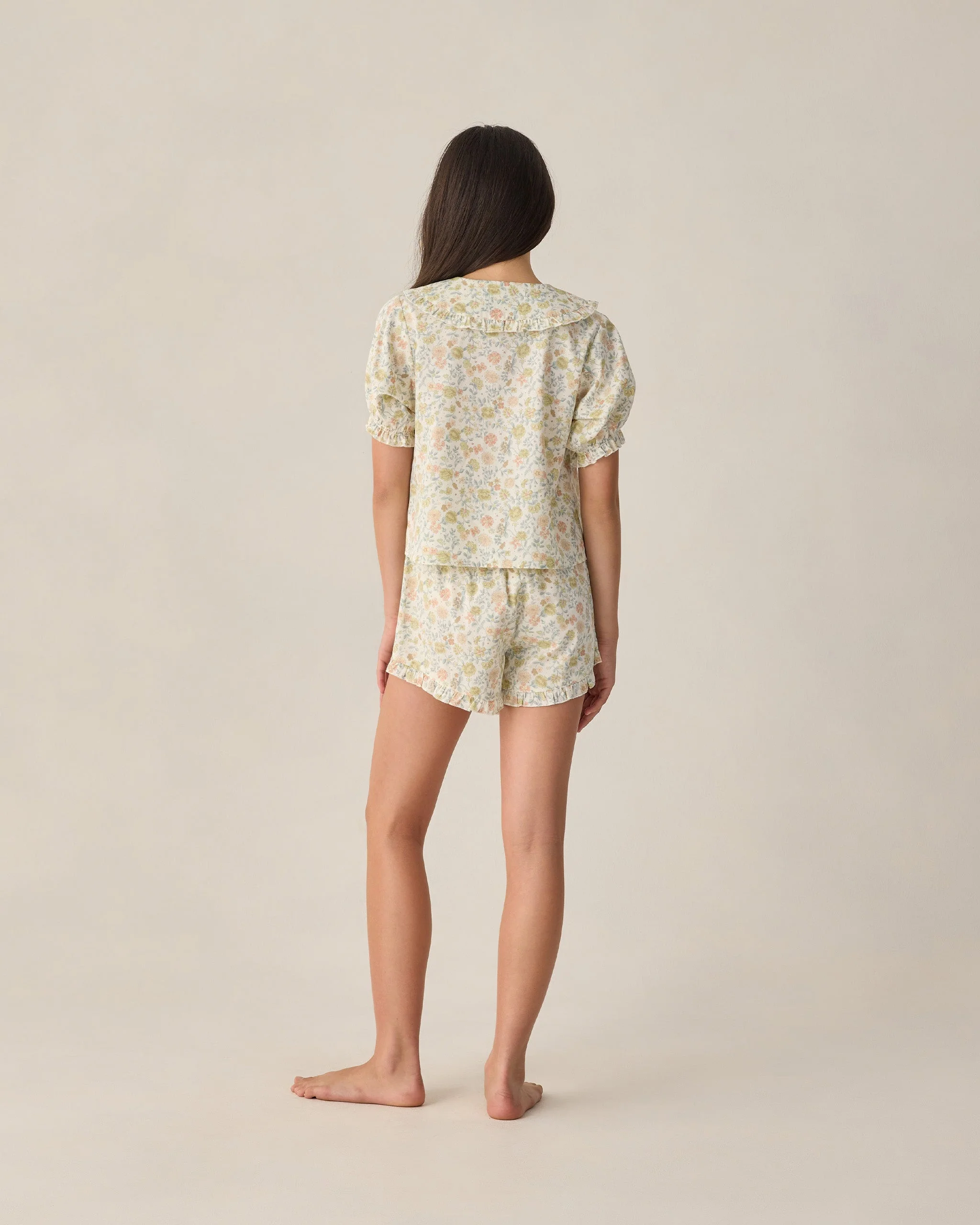 Teen Delilah Pajama Set Citron Bloom - Image 2