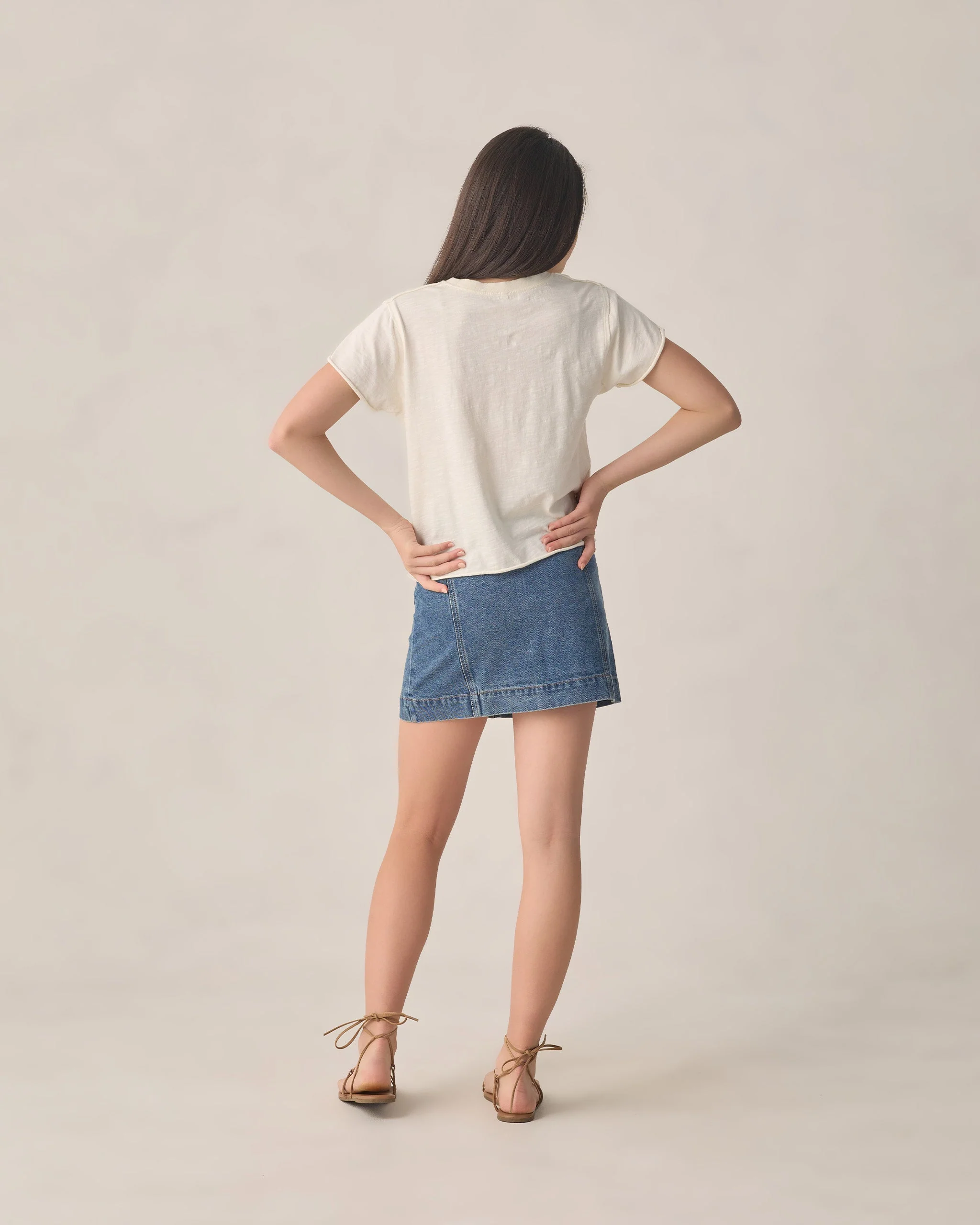 Denver Mini Skirt Navy Teen - Image 2