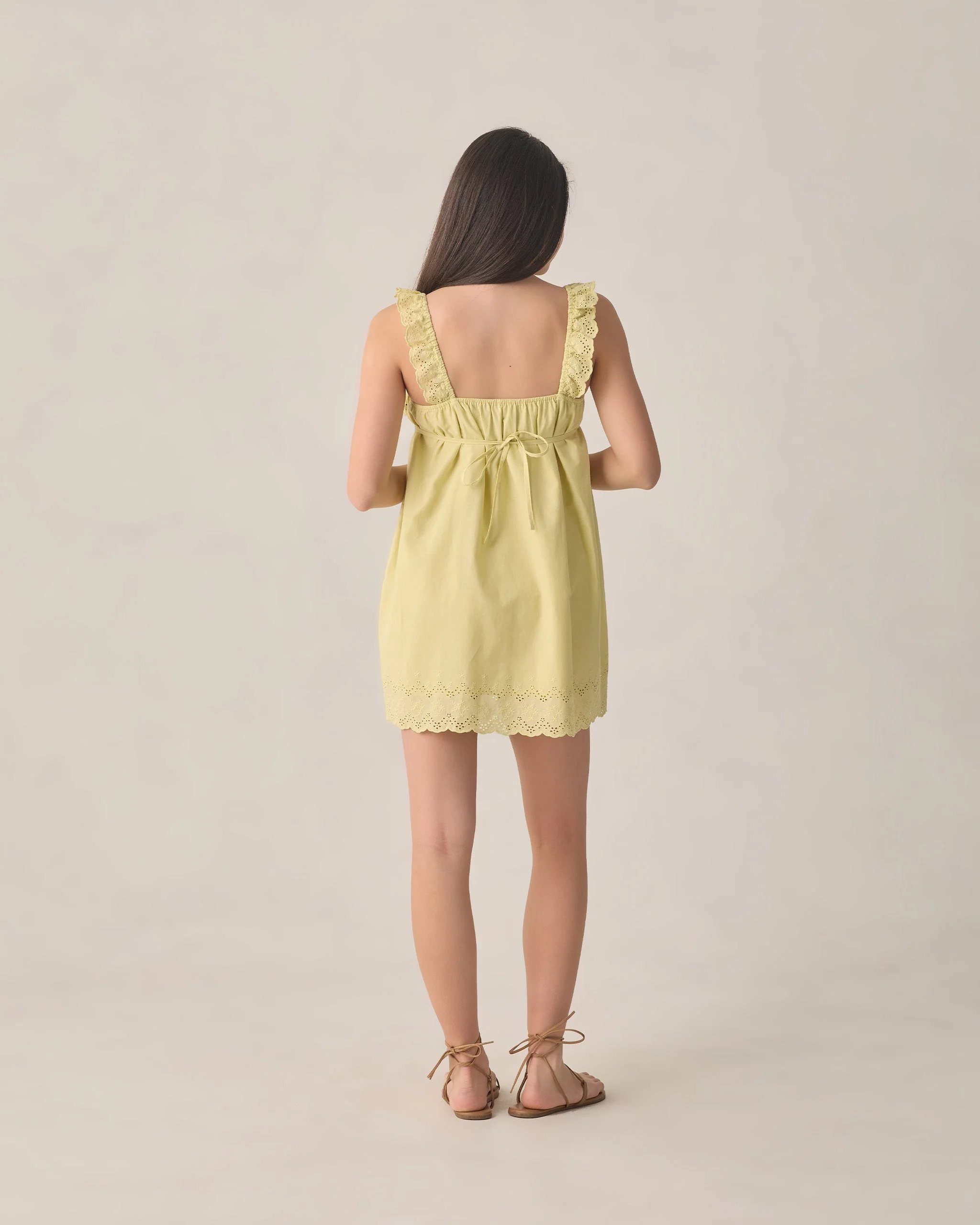 Teen Ida Mini Dress Citron - Image 2