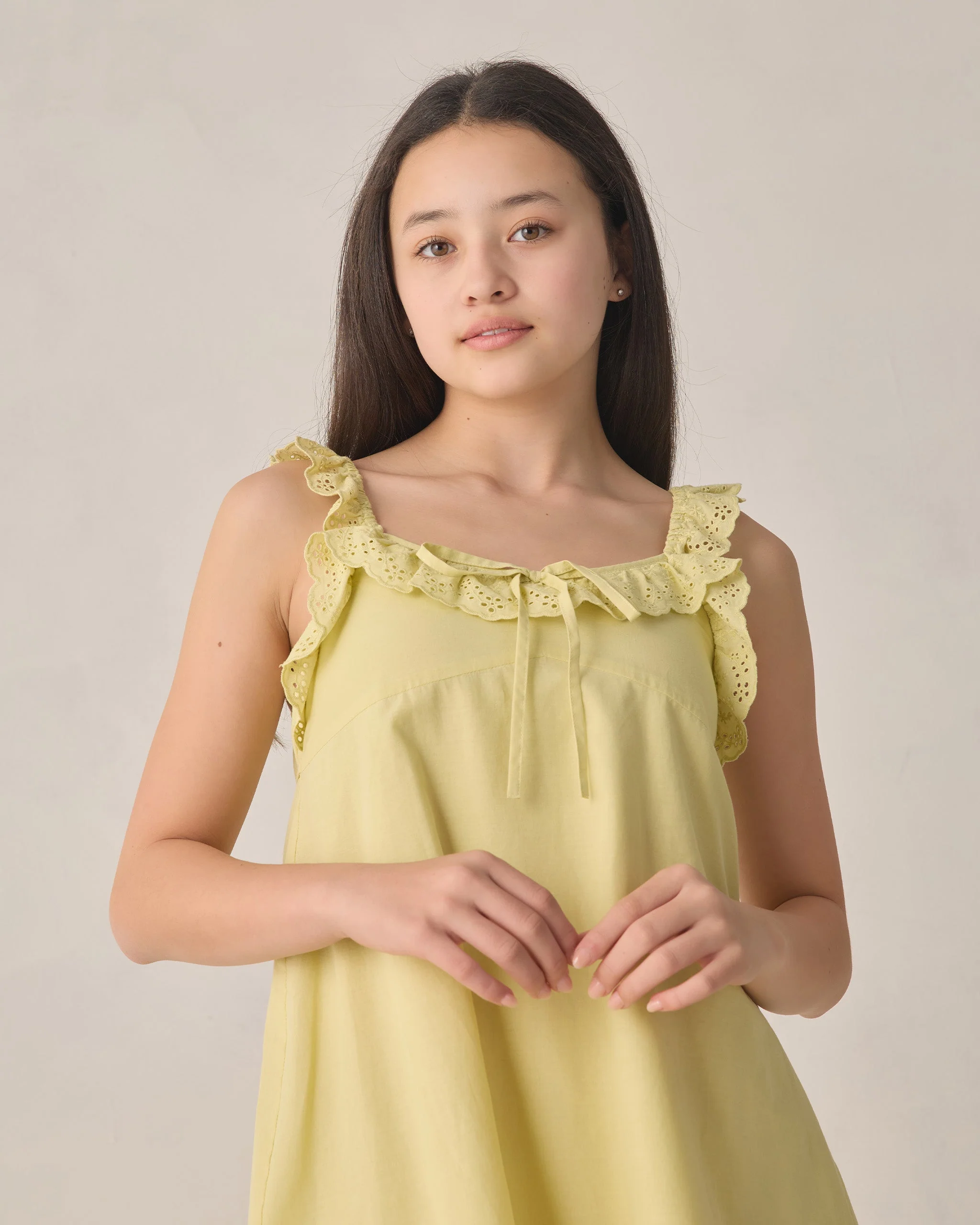 Teen Ida Mini Dress Citron - Image 4