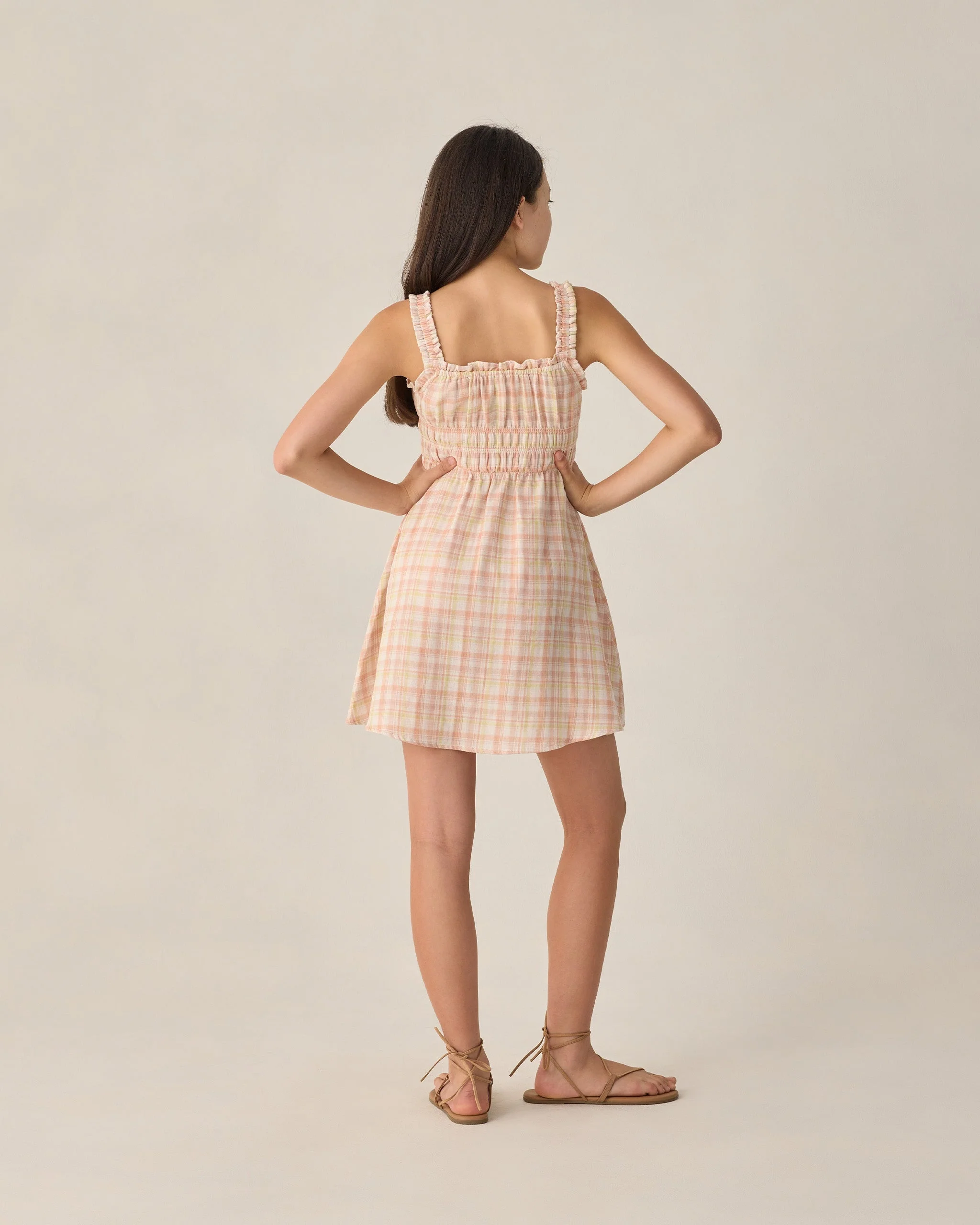Teen Jane Mini Dress Summer Plaid - Image 2