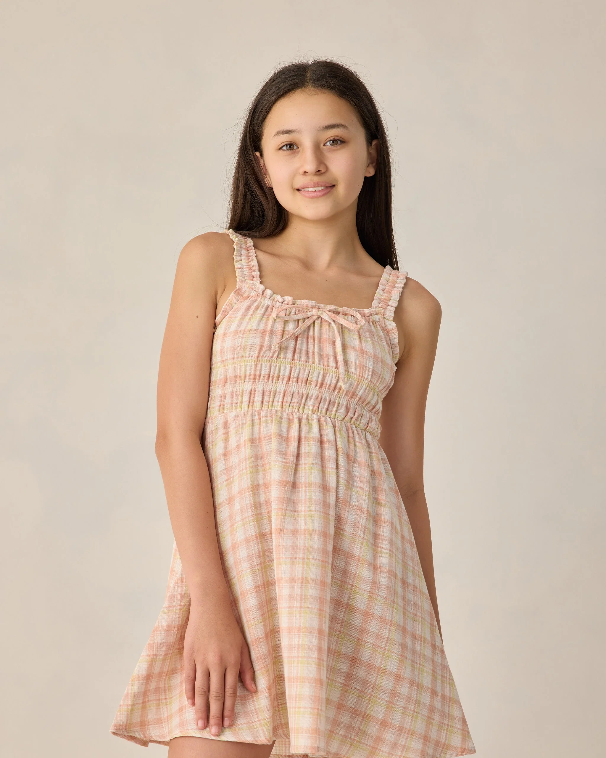 Teen Jane Mini Dress Summer Plaid - Image 4