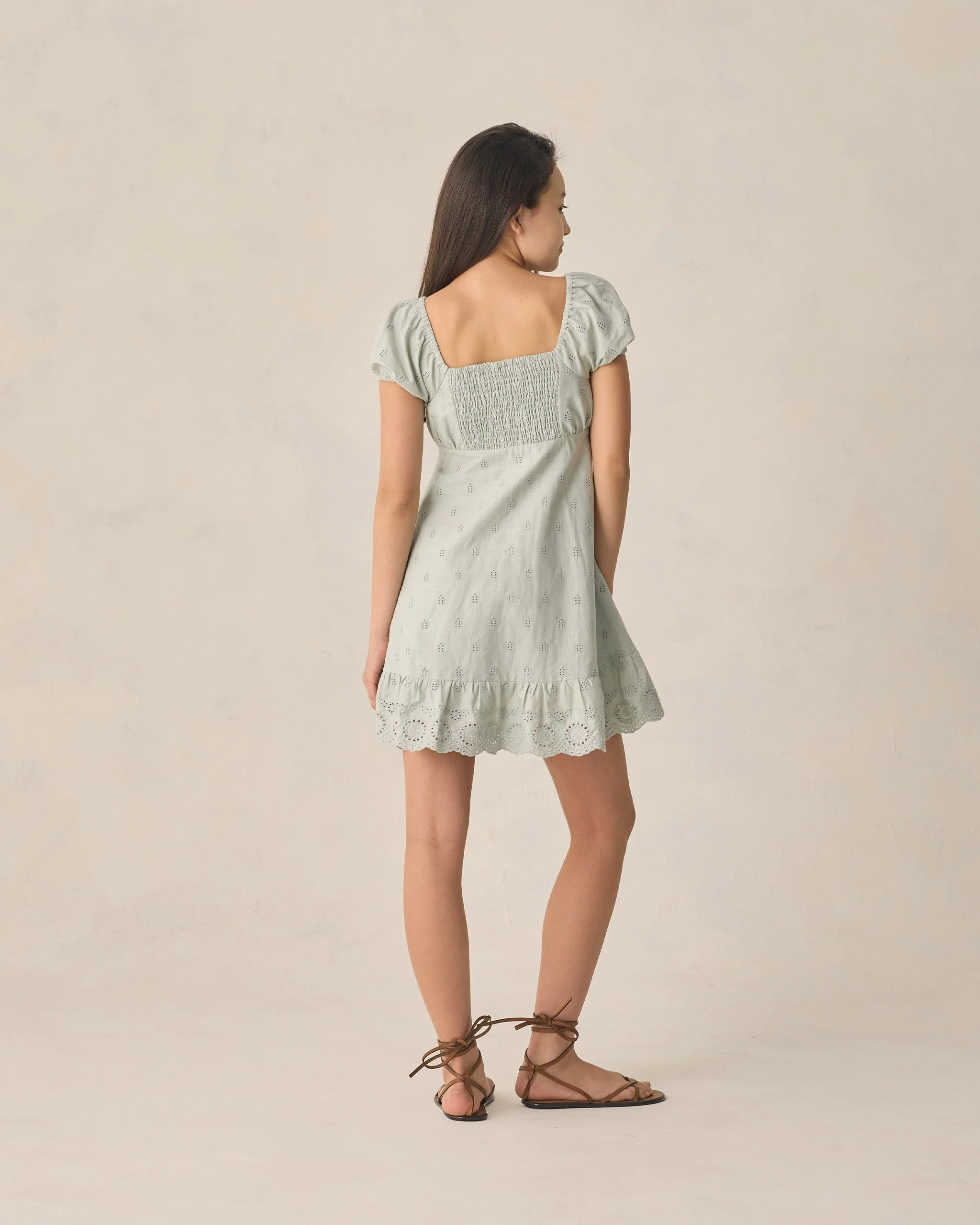 Teen Liv Dress Seafoam - Image 2