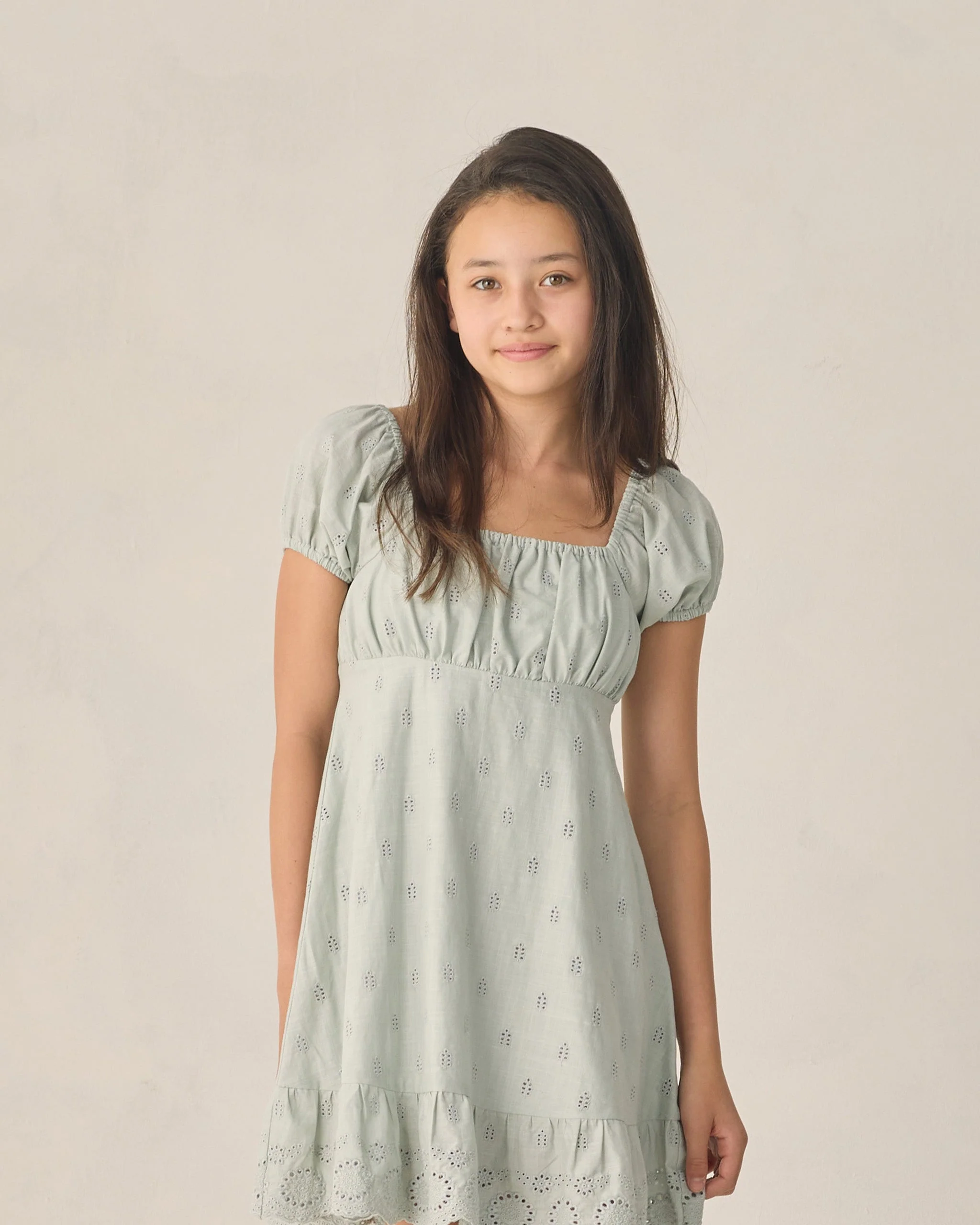 Teen Liv Dress Seafoam - Image 4