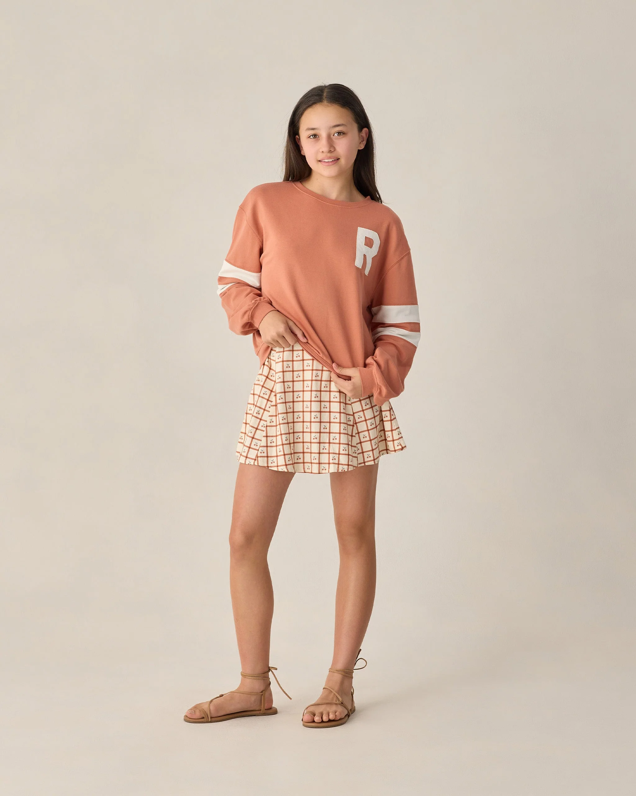 Teen Pier Sweatshirt Poppy