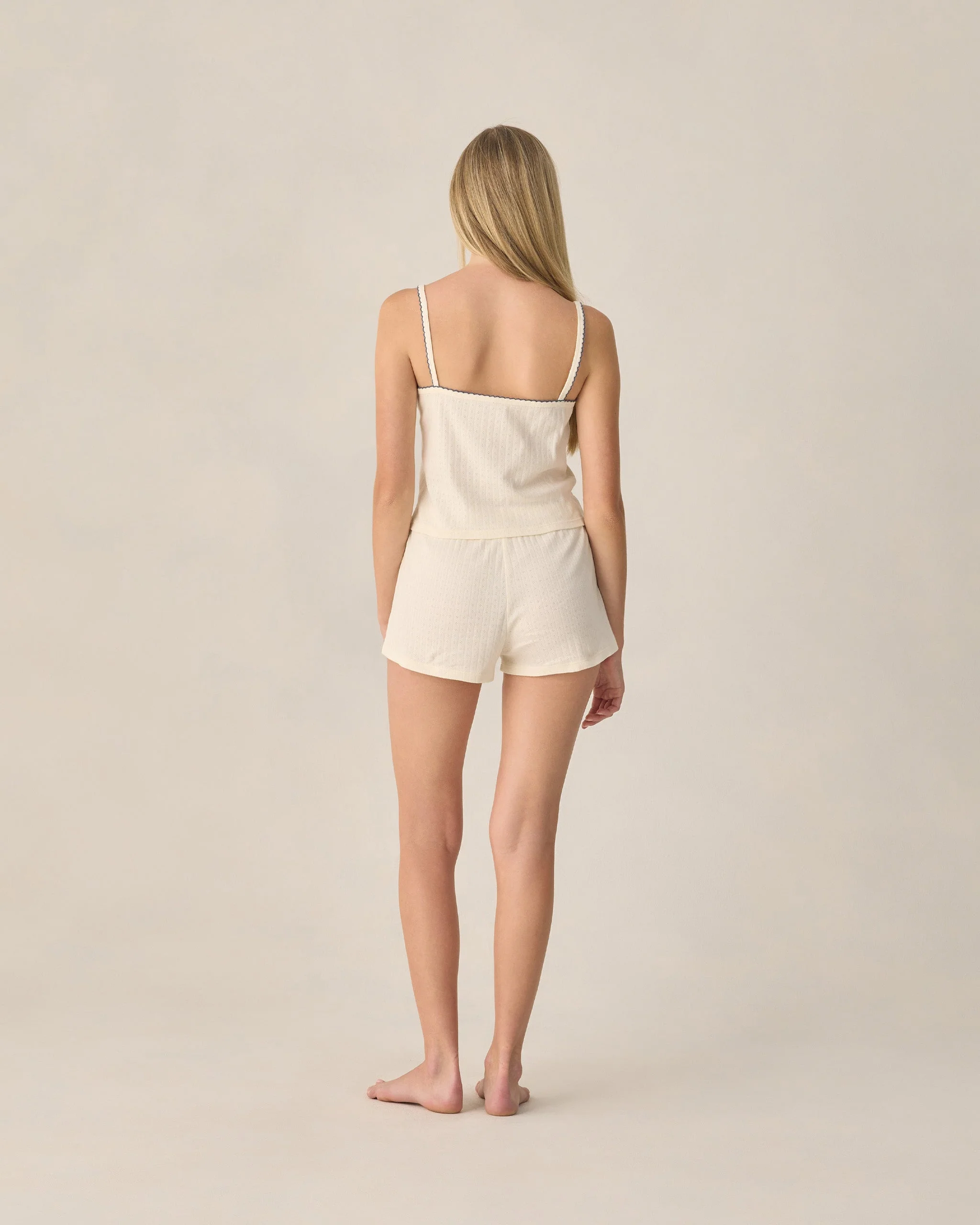 Teen Pointelle Lounge Set Ivory - Image 2