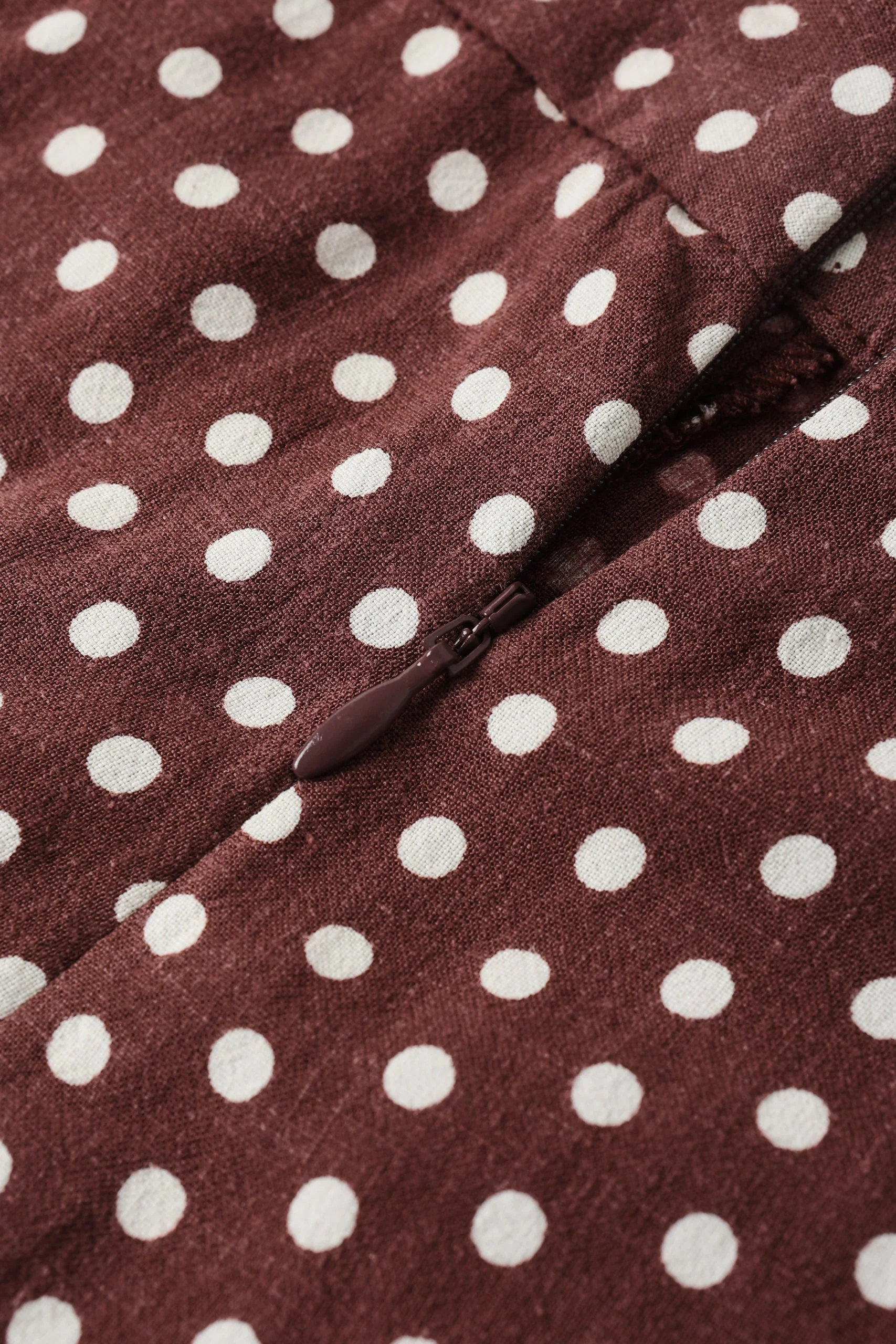 Teen Rachel Skirt Chocolate Polka Dot - Image 6