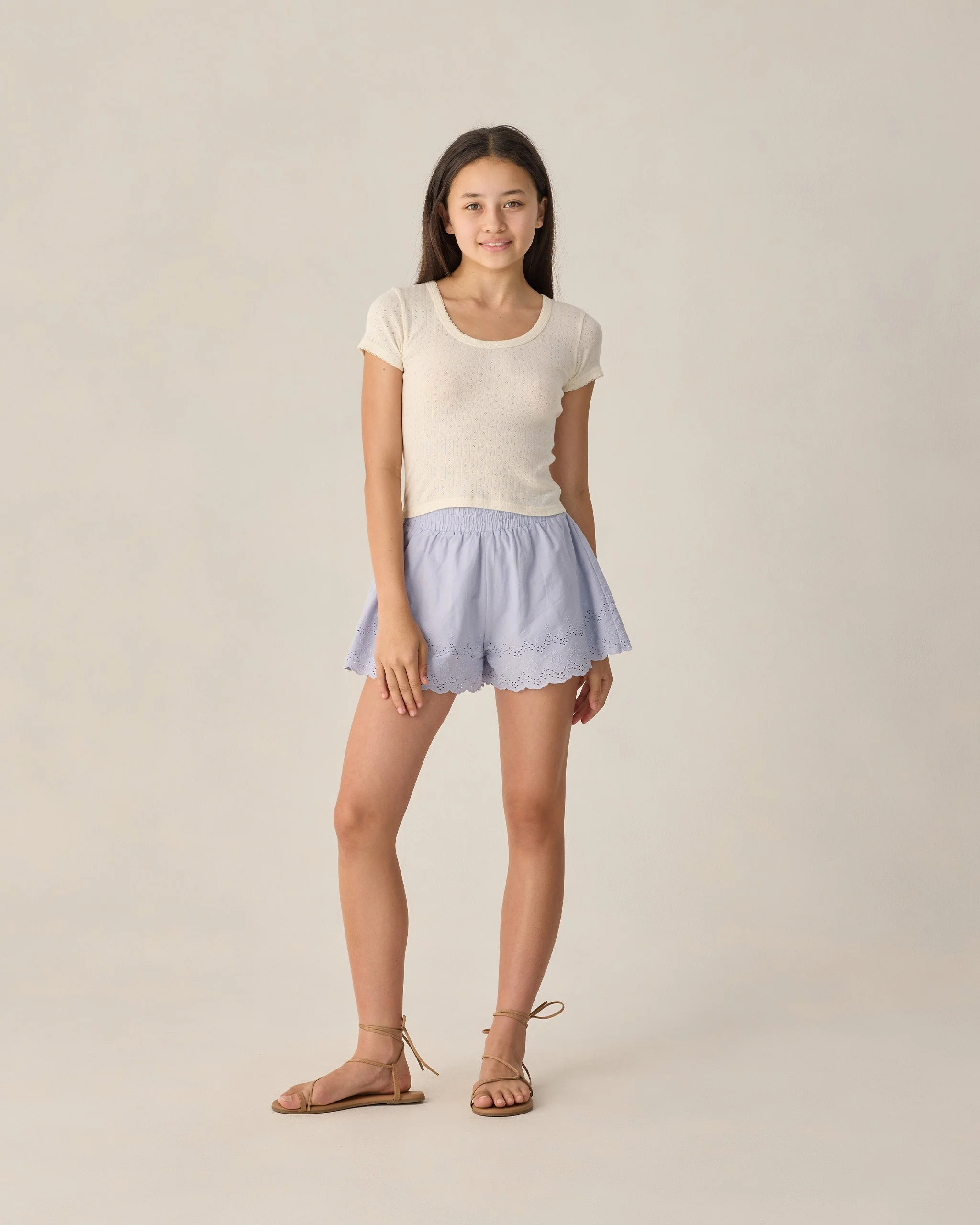 Teen Remi Shorts Periwinkle - Image 4