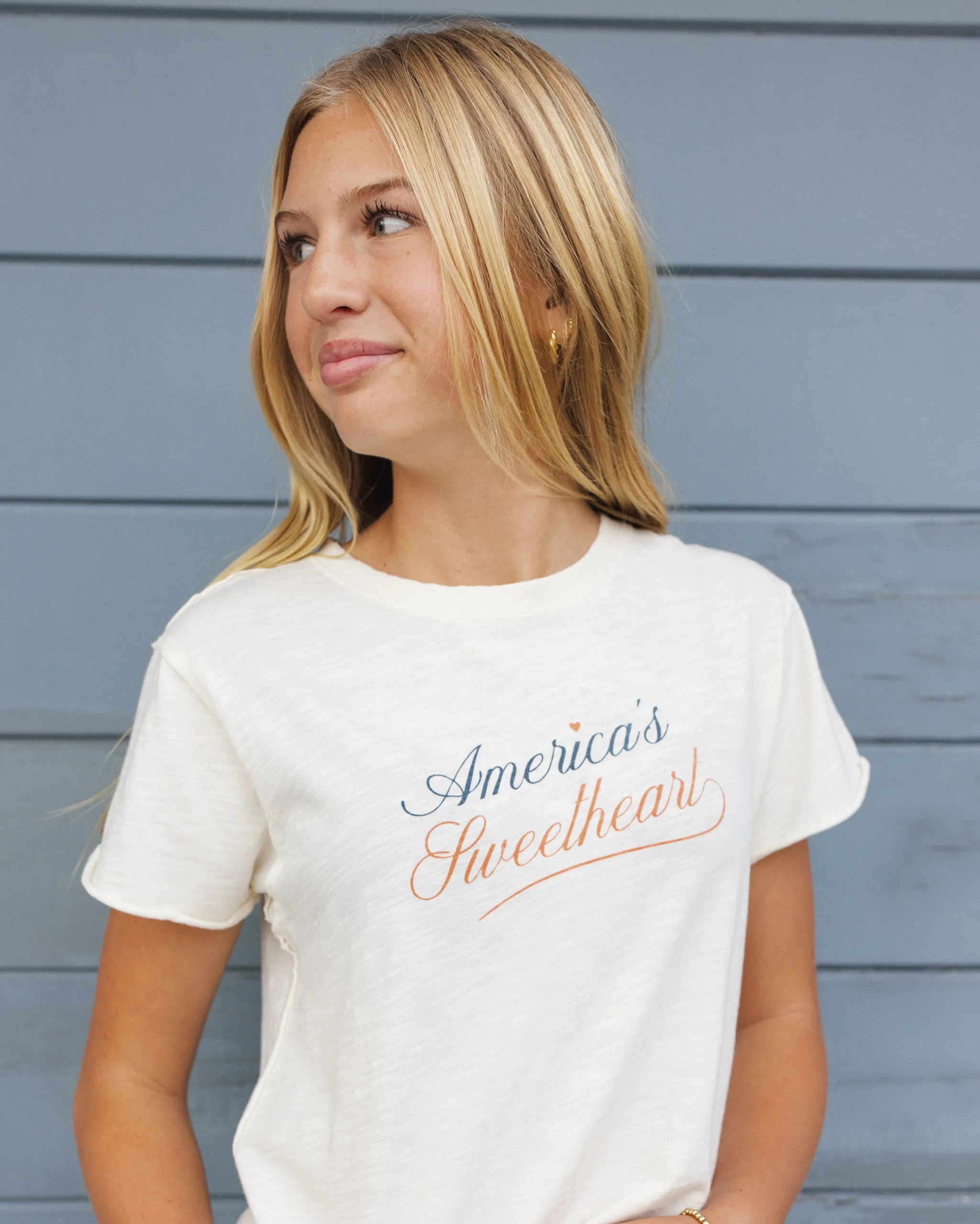 Teen Vintage Tee Americas Sweetheart - Image 6