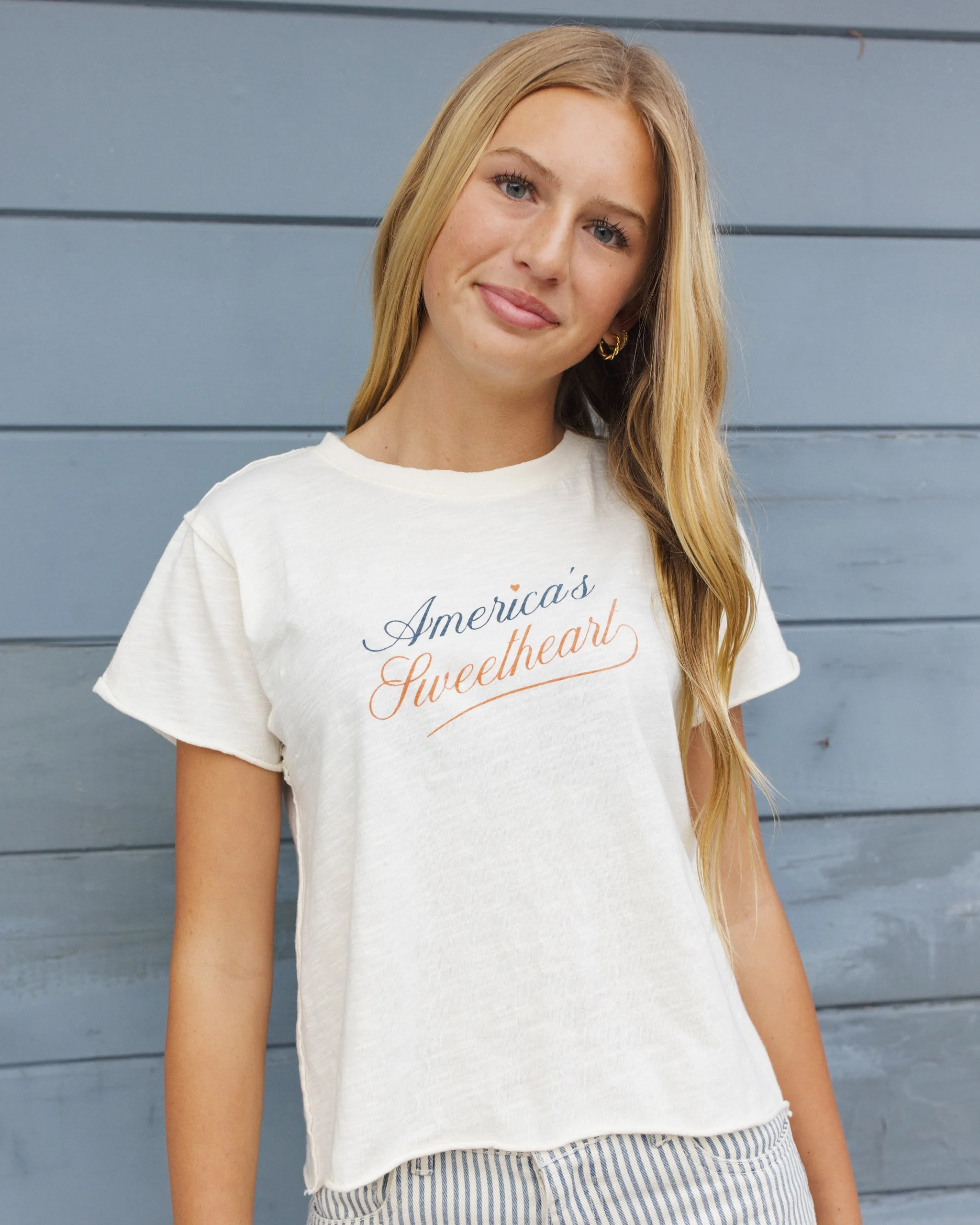 Teen Vintage Tee Americas Sweetheart - Image 7