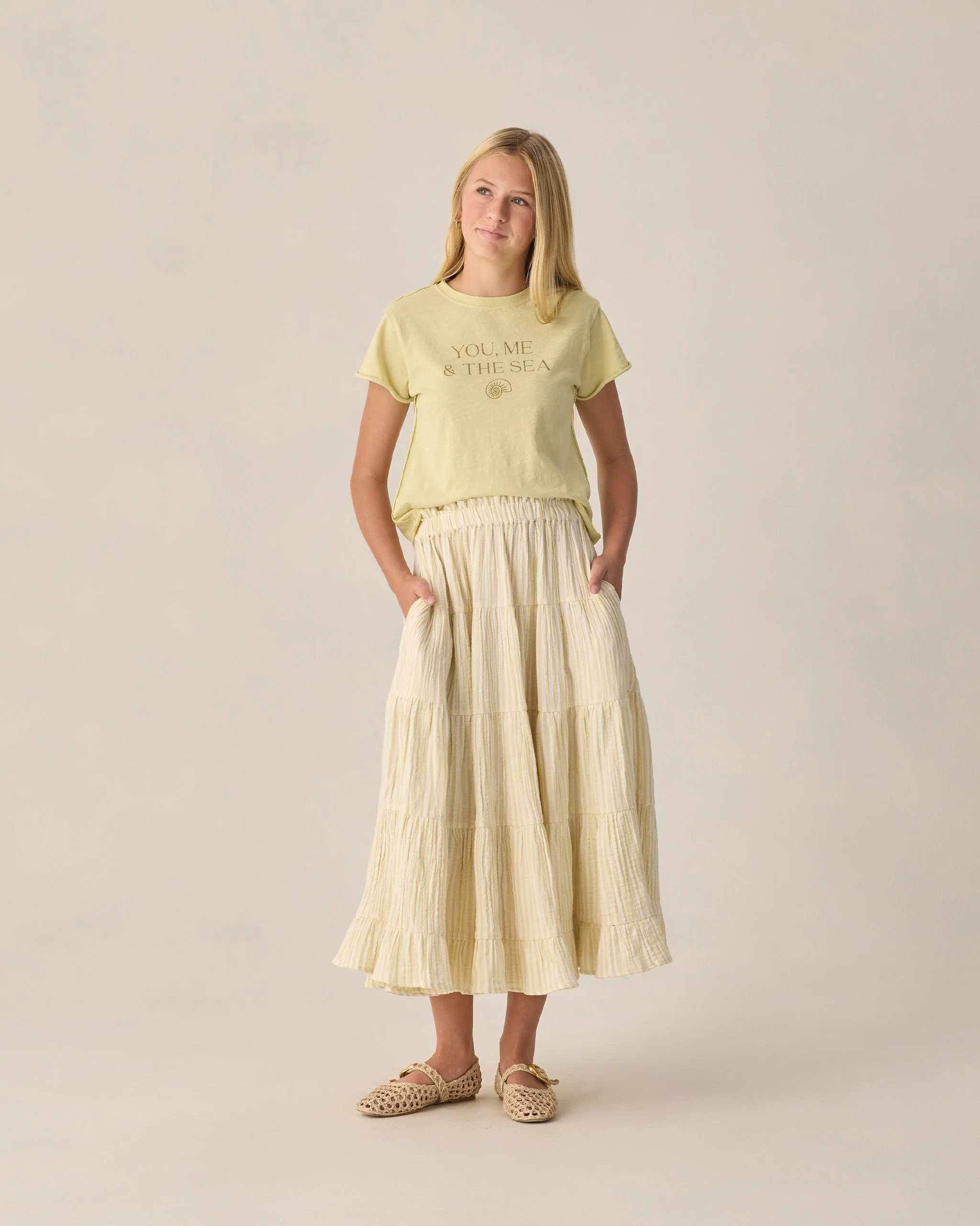 Teen Vintage Tee Citron