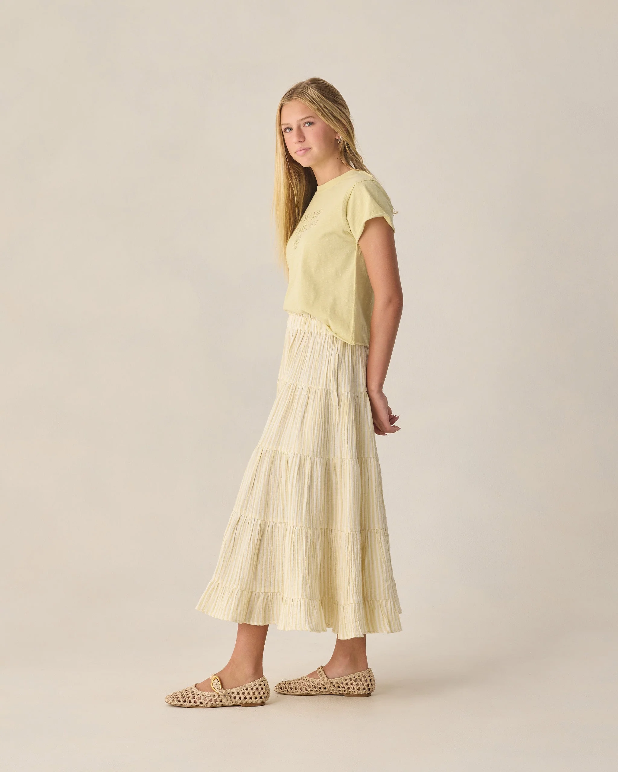 Teen Vintage Tee Citron - Image 2
