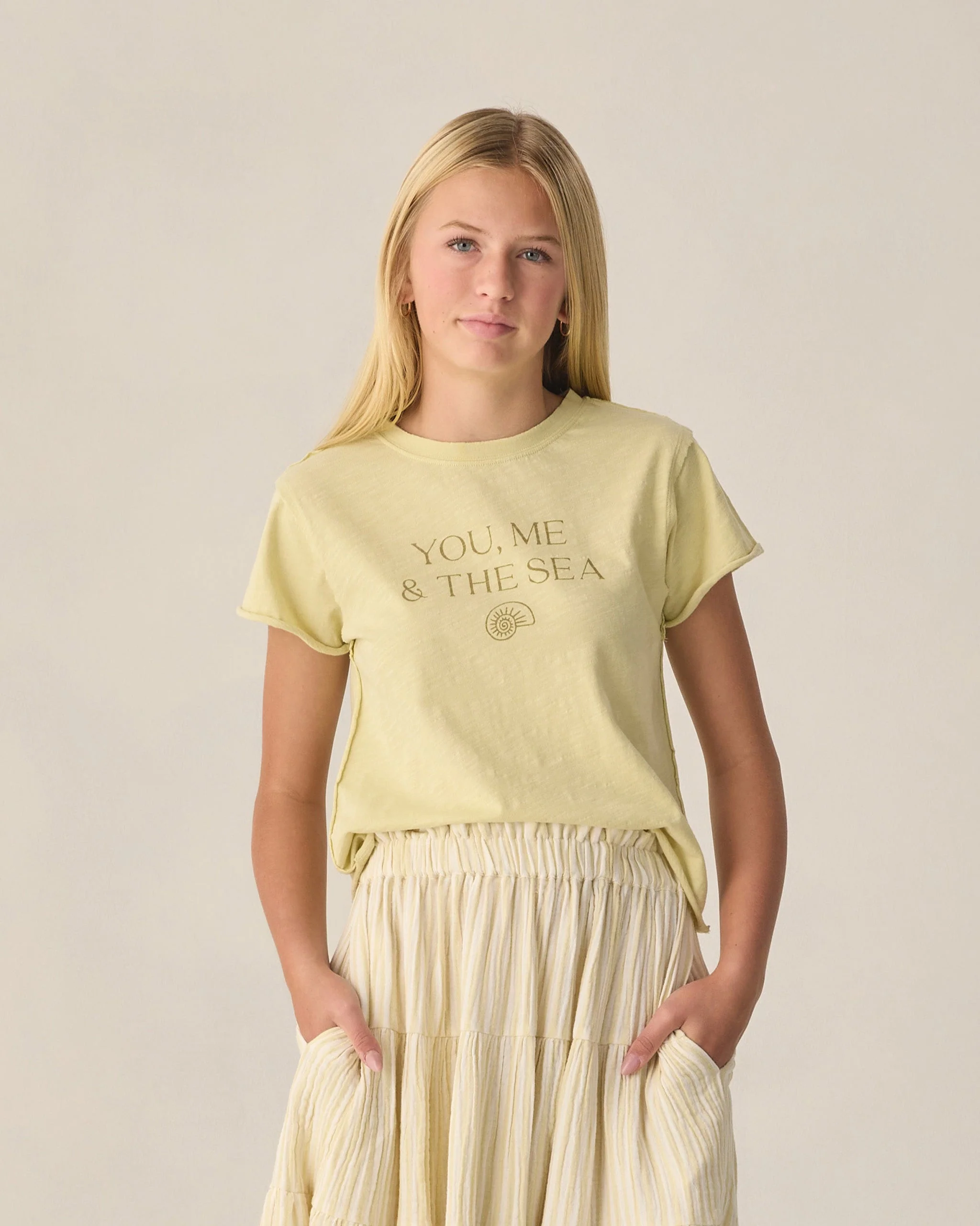 Teen Vintage Tee Citron - Image 3