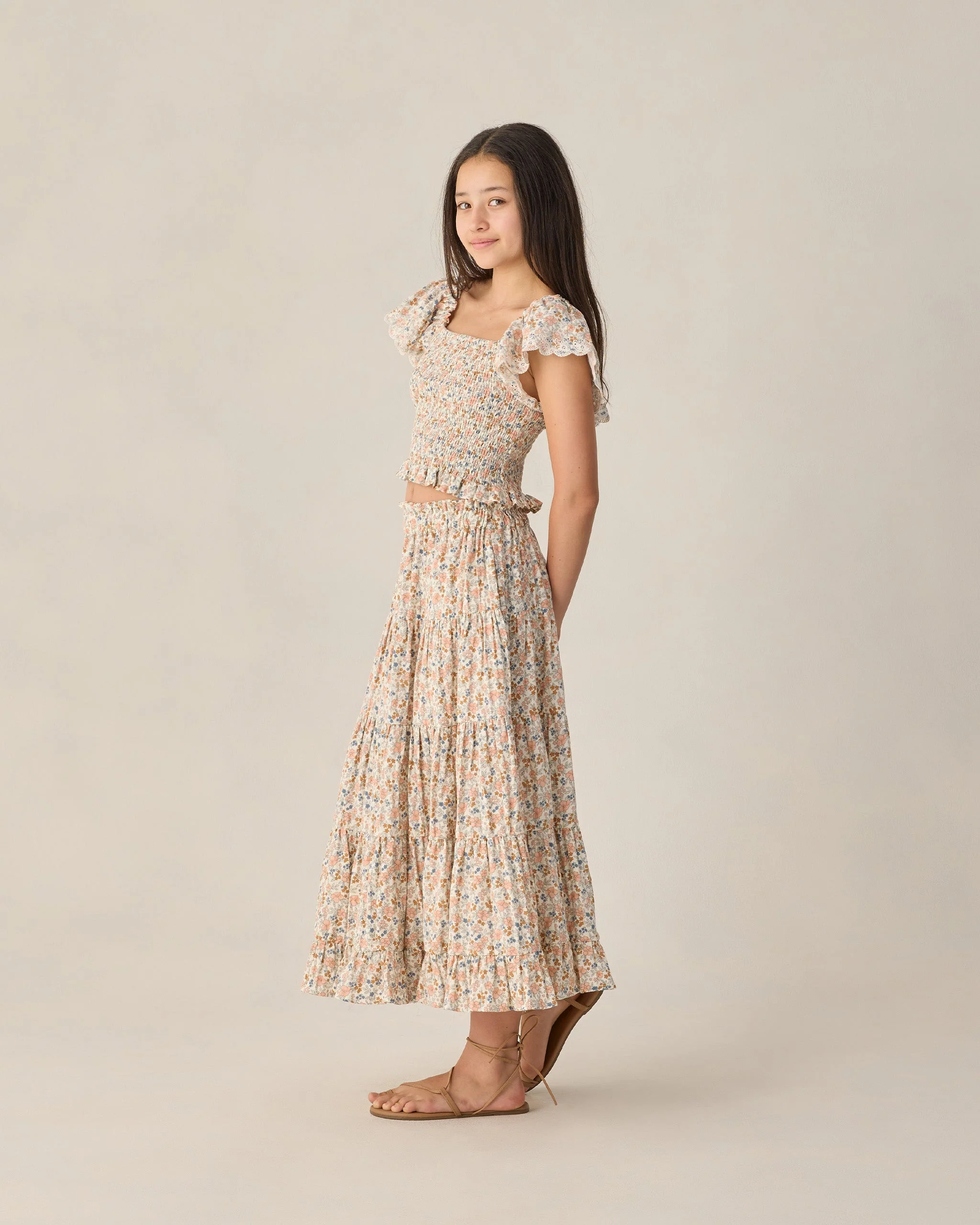 Teen Zayla Top Flower Fields